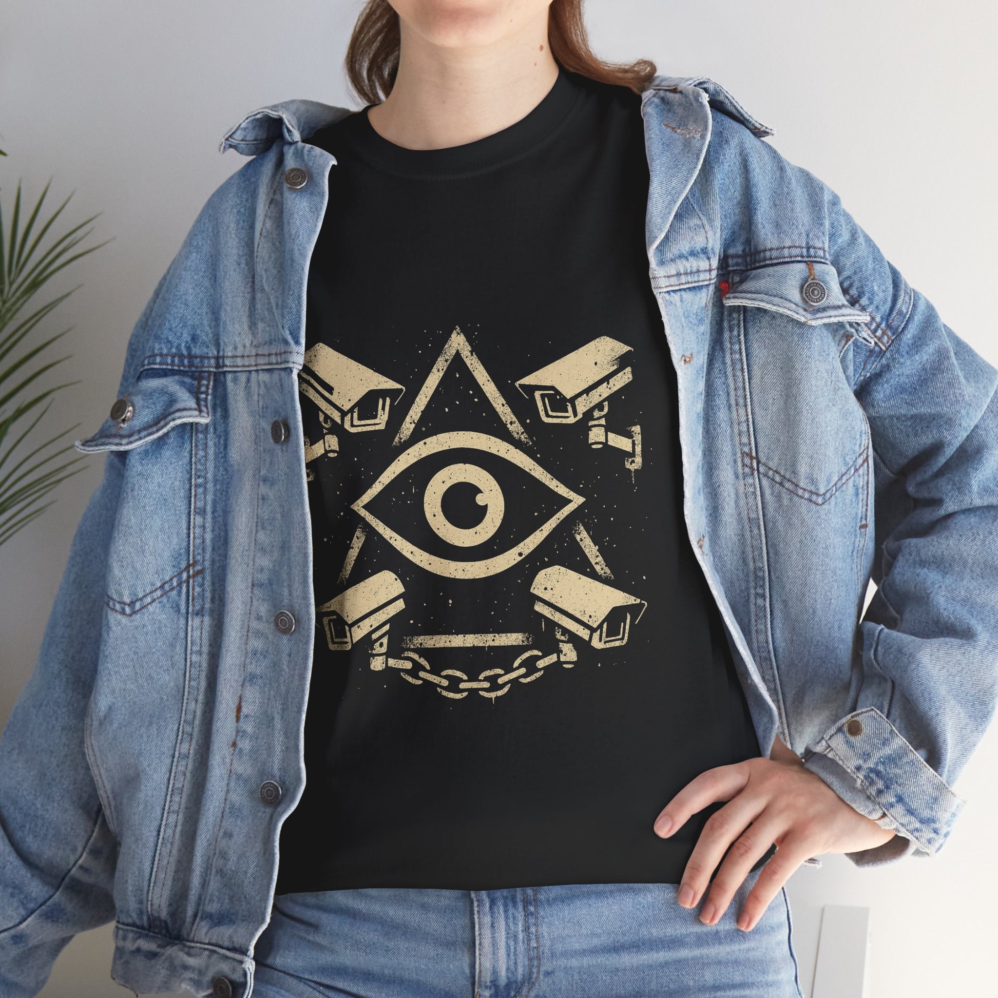Eye of Surveillance Unisex Heavy Cotton Tee