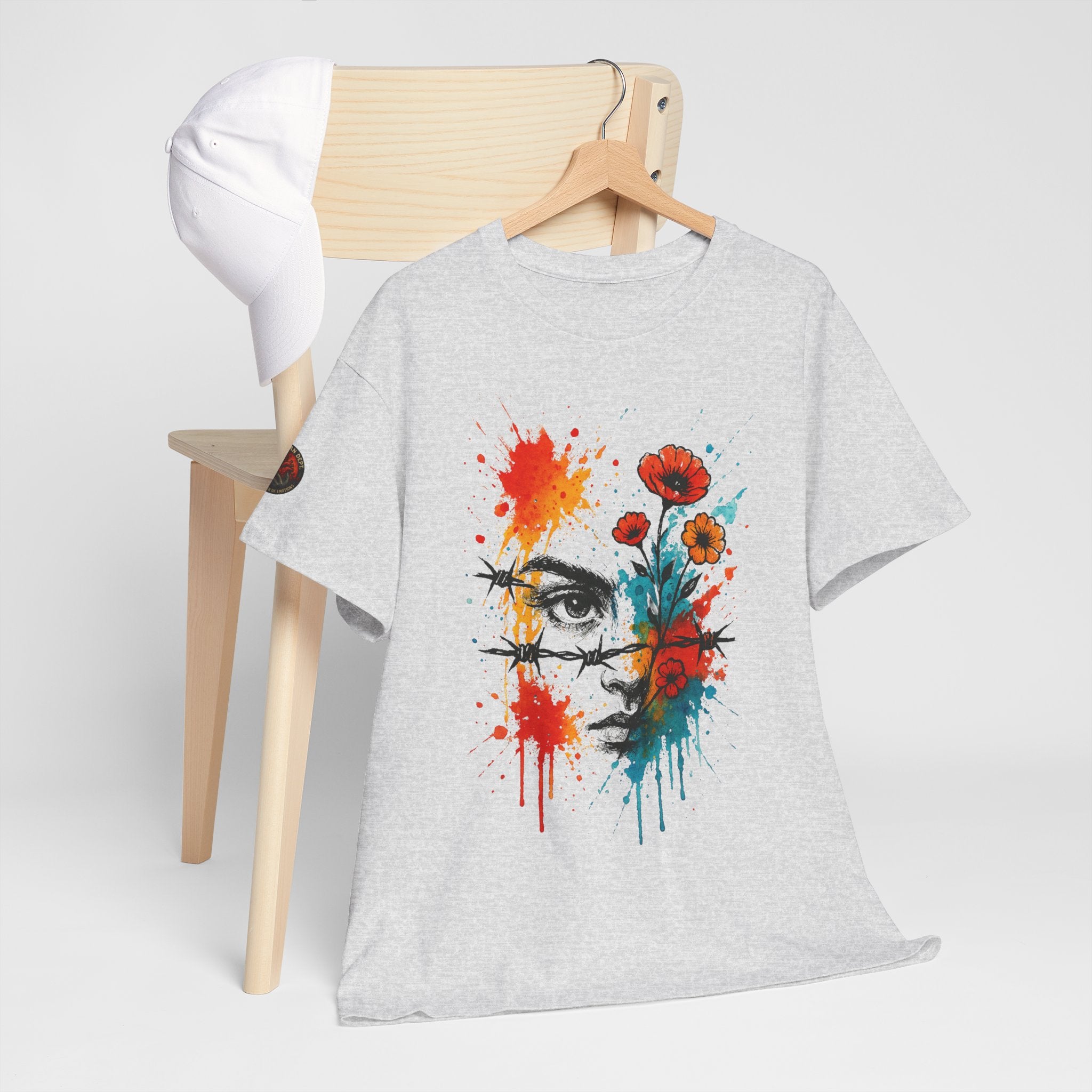 Colorful Caged Soul Unisex Heavy Cotton Tee