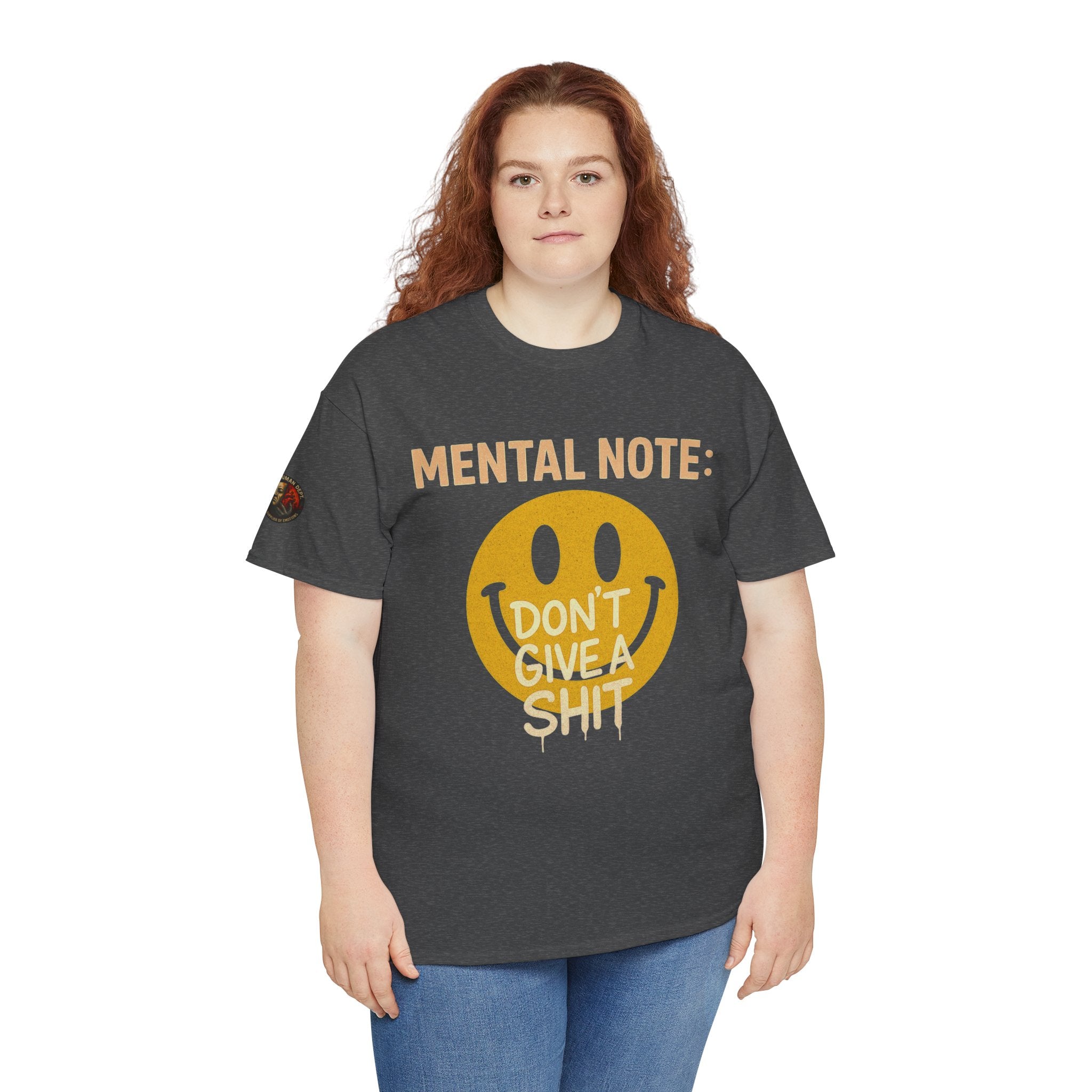 Unisex Heavy Cotton Tee/ Mental Note