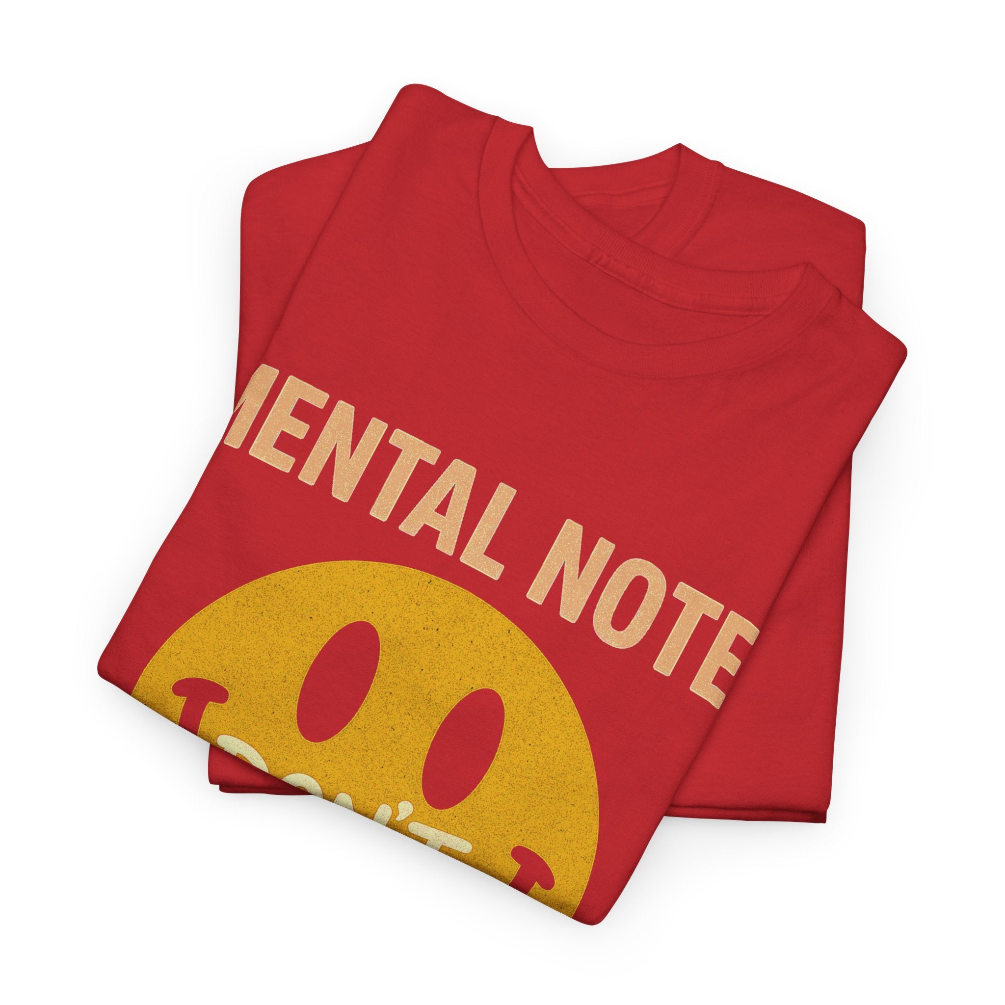 Unisex Heavy Cotton Tee/ Mental Note