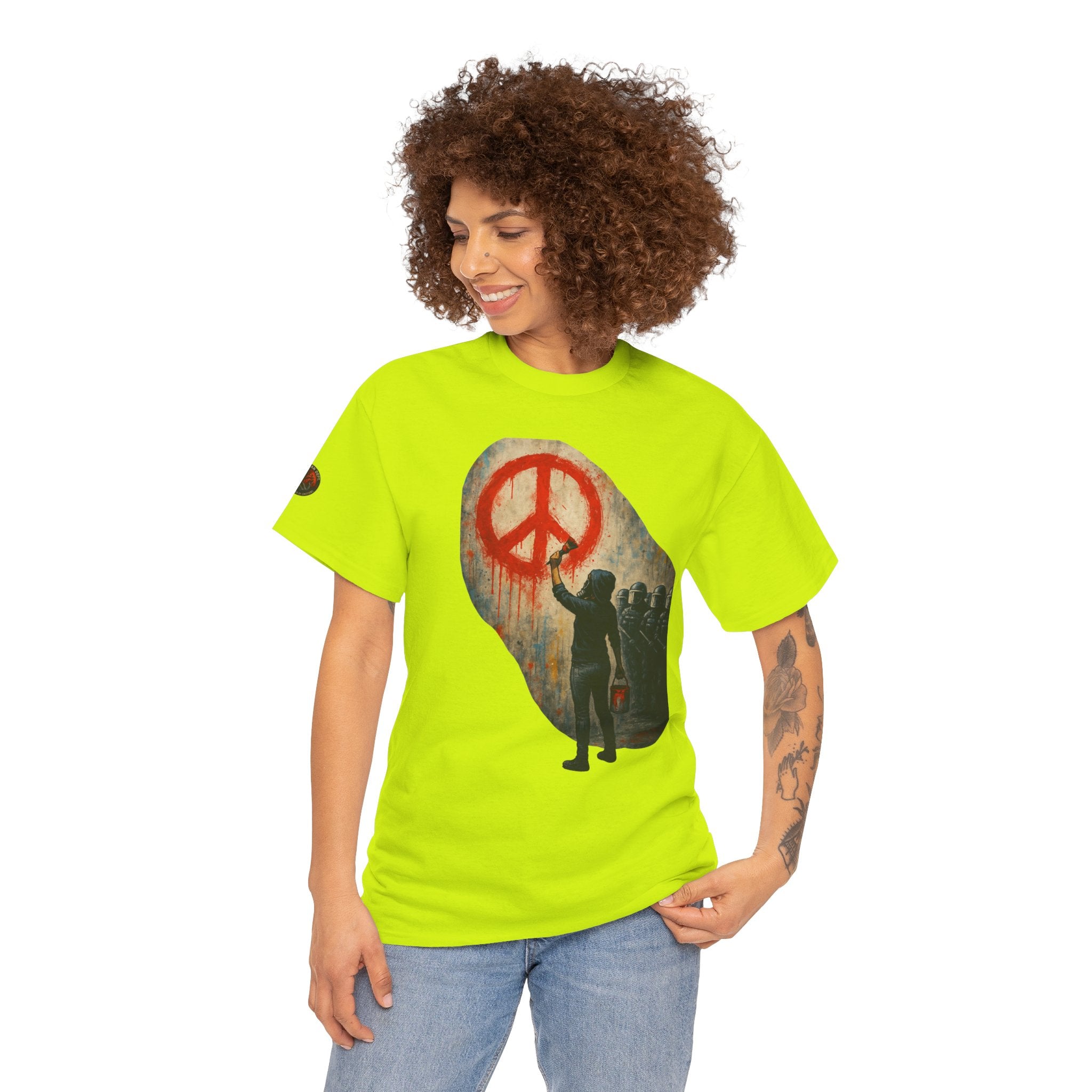 Unisex Heavy Cotton Tee/ Painting a Protest