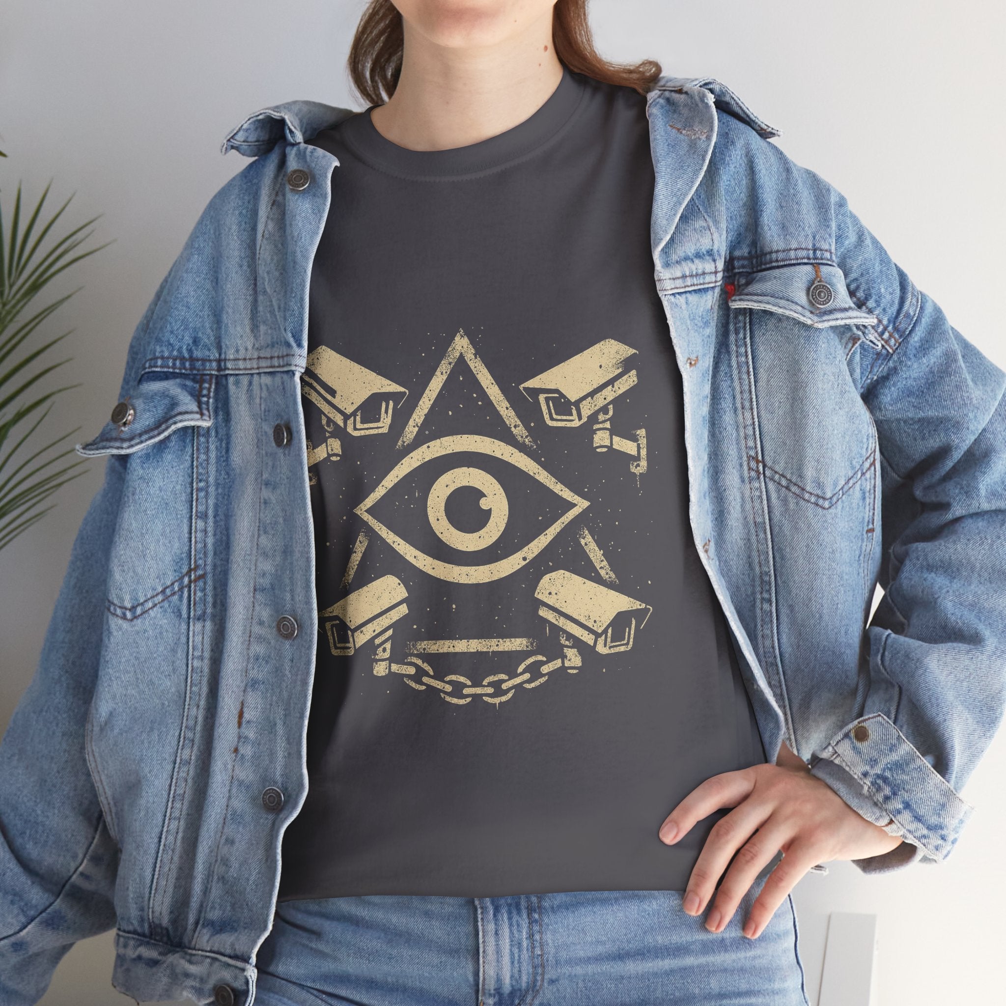 Eye of Surveillance Unisex Heavy Cotton Tee