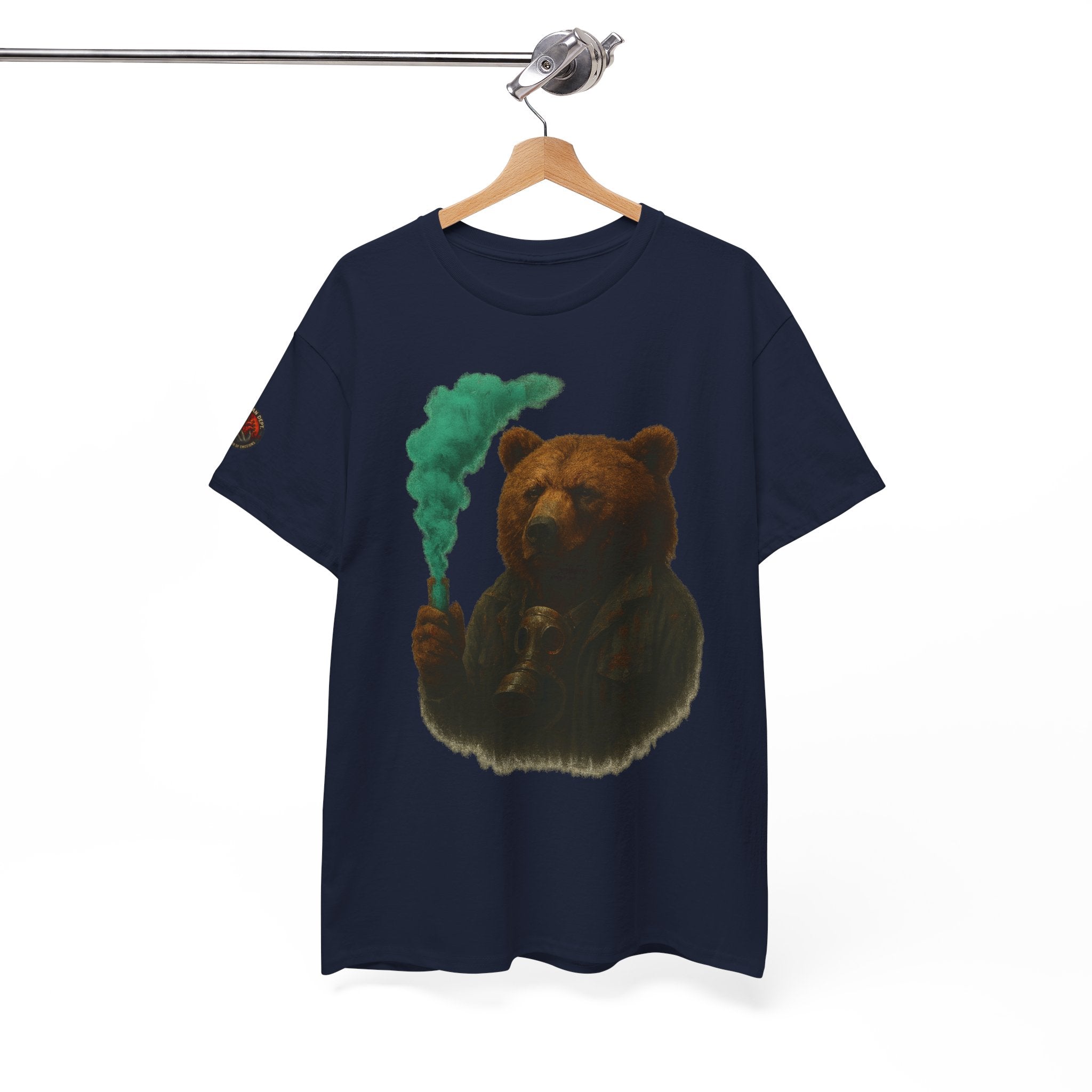 Cozy Bear Graphic Tee, Unisex Cotton T-Shirt, Cute Animal Lover Gift, Casual Wear, Nature Inspired Fashion, Eco-Friendly Apparel