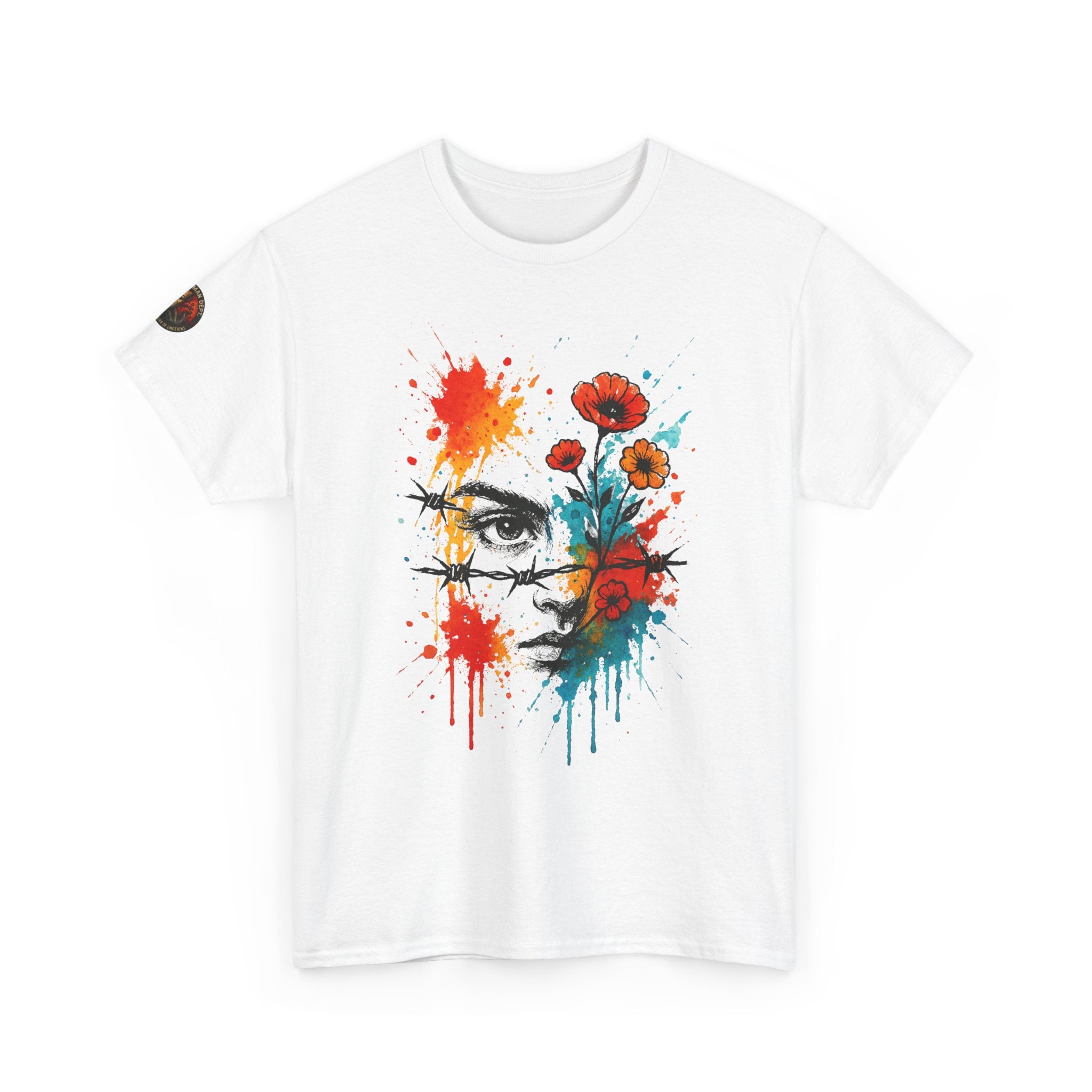 Colorful Caged Soul Unisex Heavy Cotton Tee