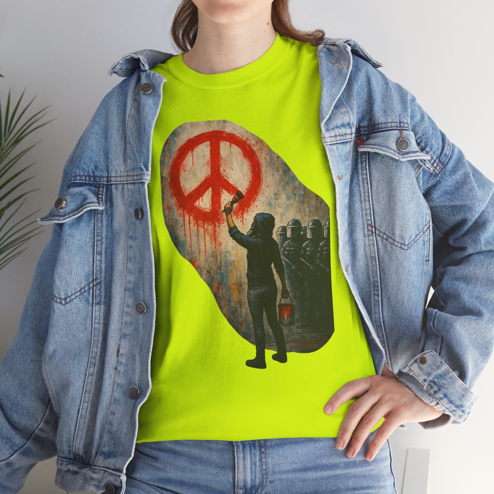 Unisex Heavy Cotton Tee/ Painting a Protest