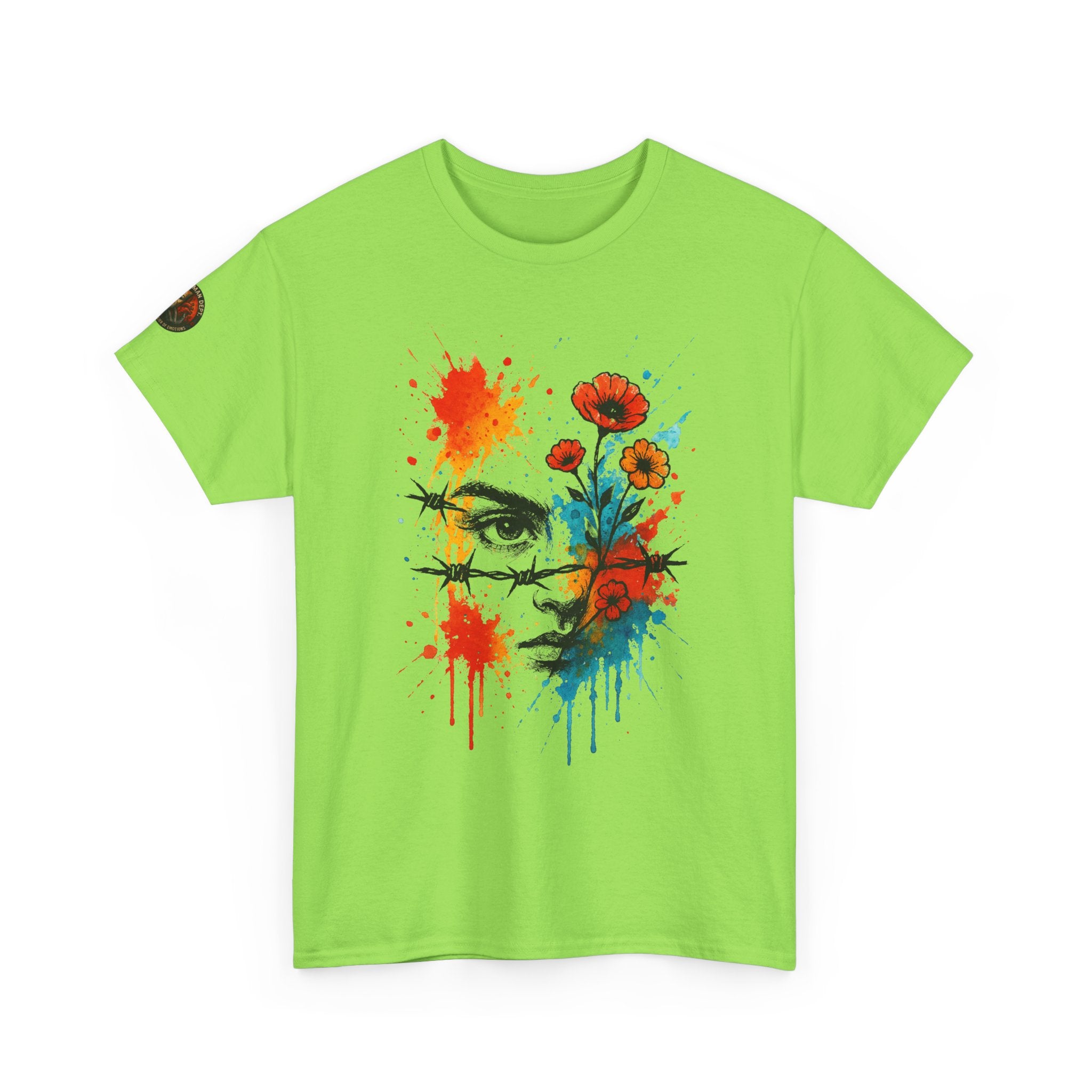 Colorful Caged Soul Unisex Heavy Cotton Tee