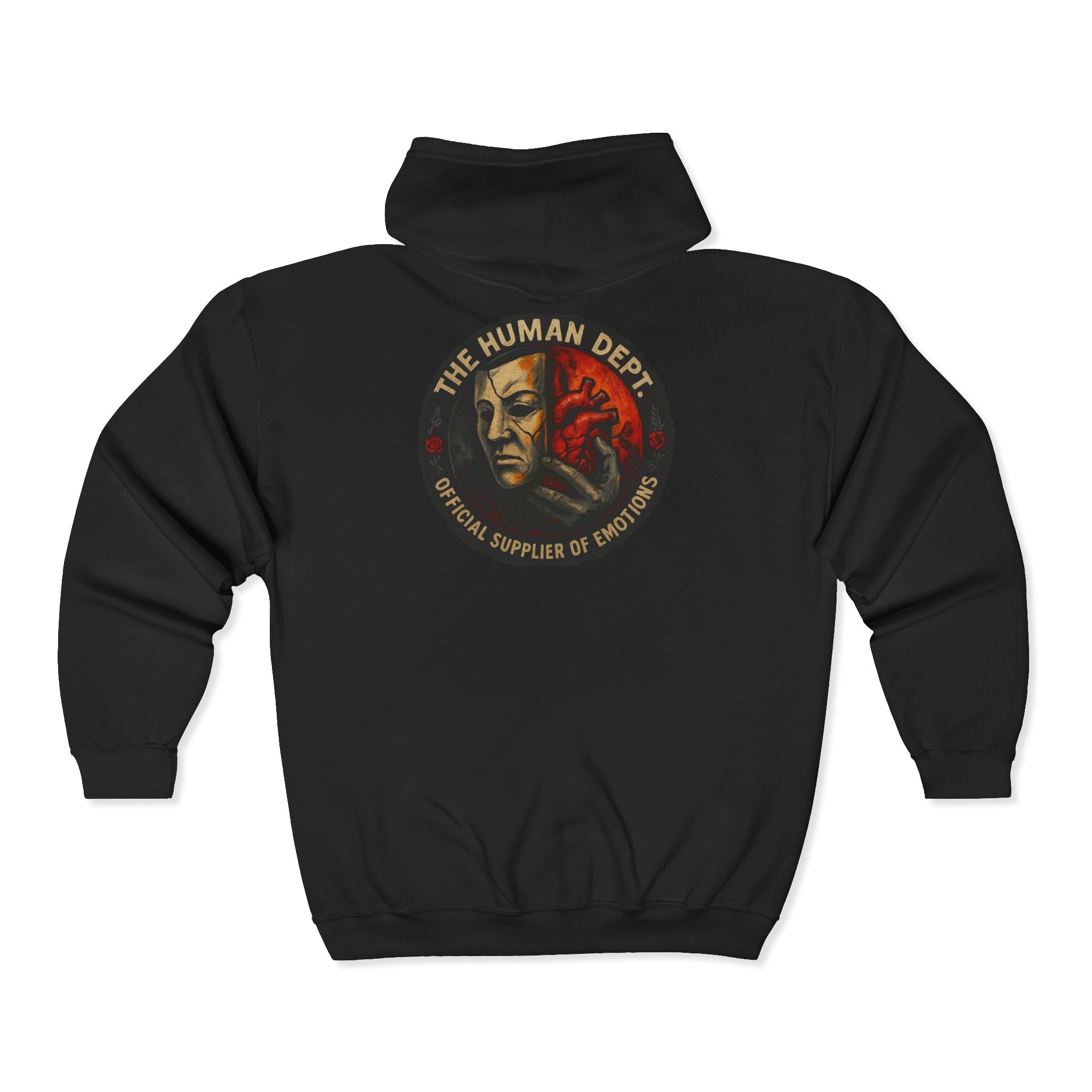 Skull & Microphone Censorship Zip-Up Hoodie