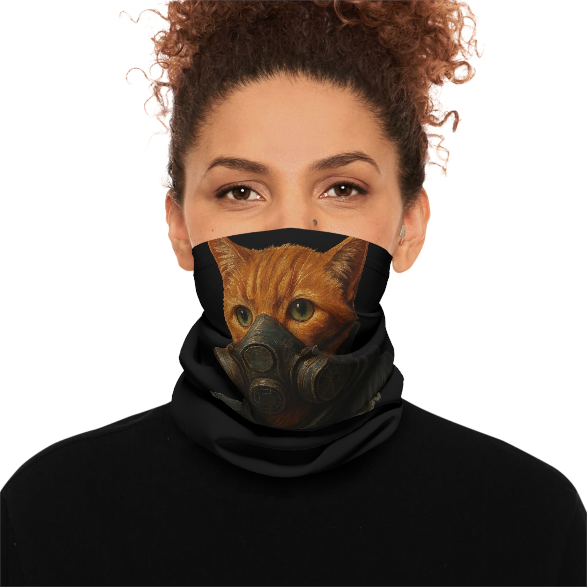 Unique Cat-Themed Lightweight Neck Gaiter - Fashion Accessory, Face Cover, Outdoor Gear, Gift for Cat Lovers, Party Favors