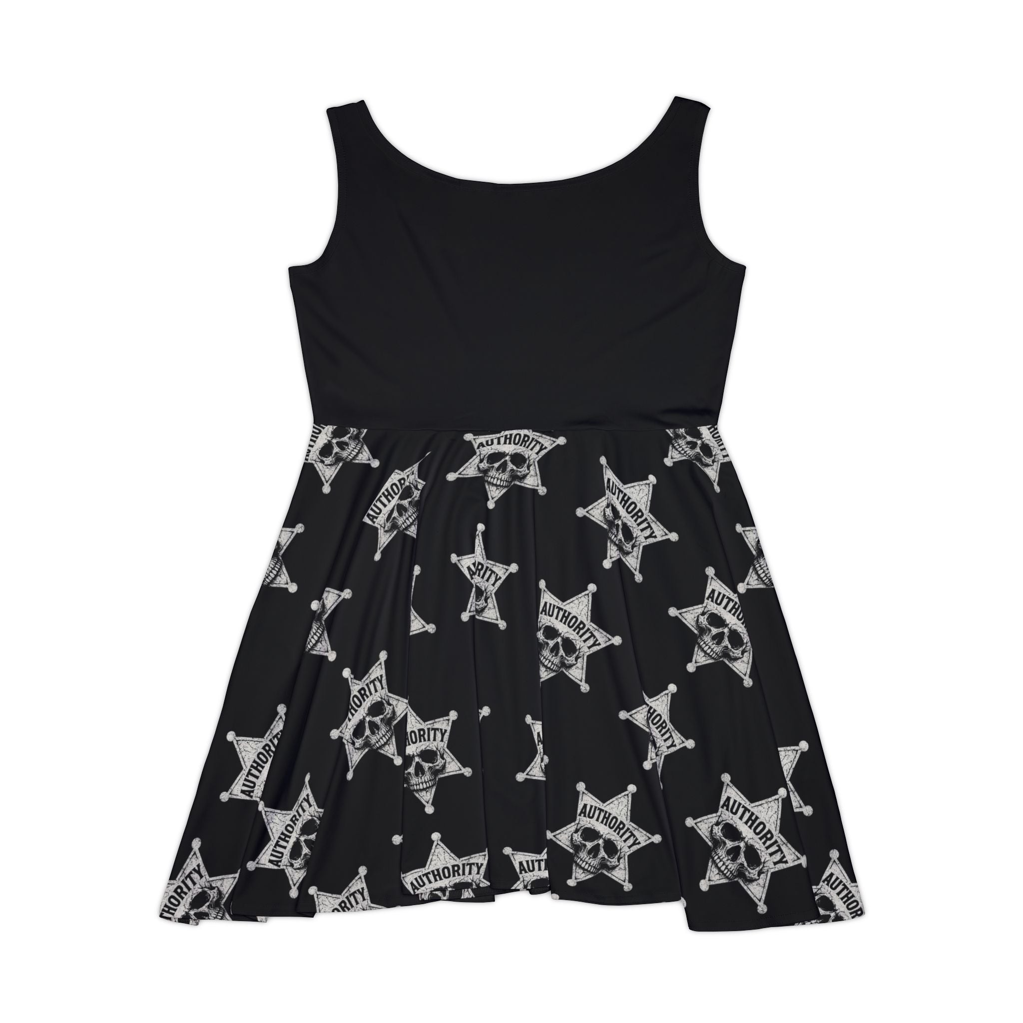 Gothic Skull Authority Women's Skater Dress
