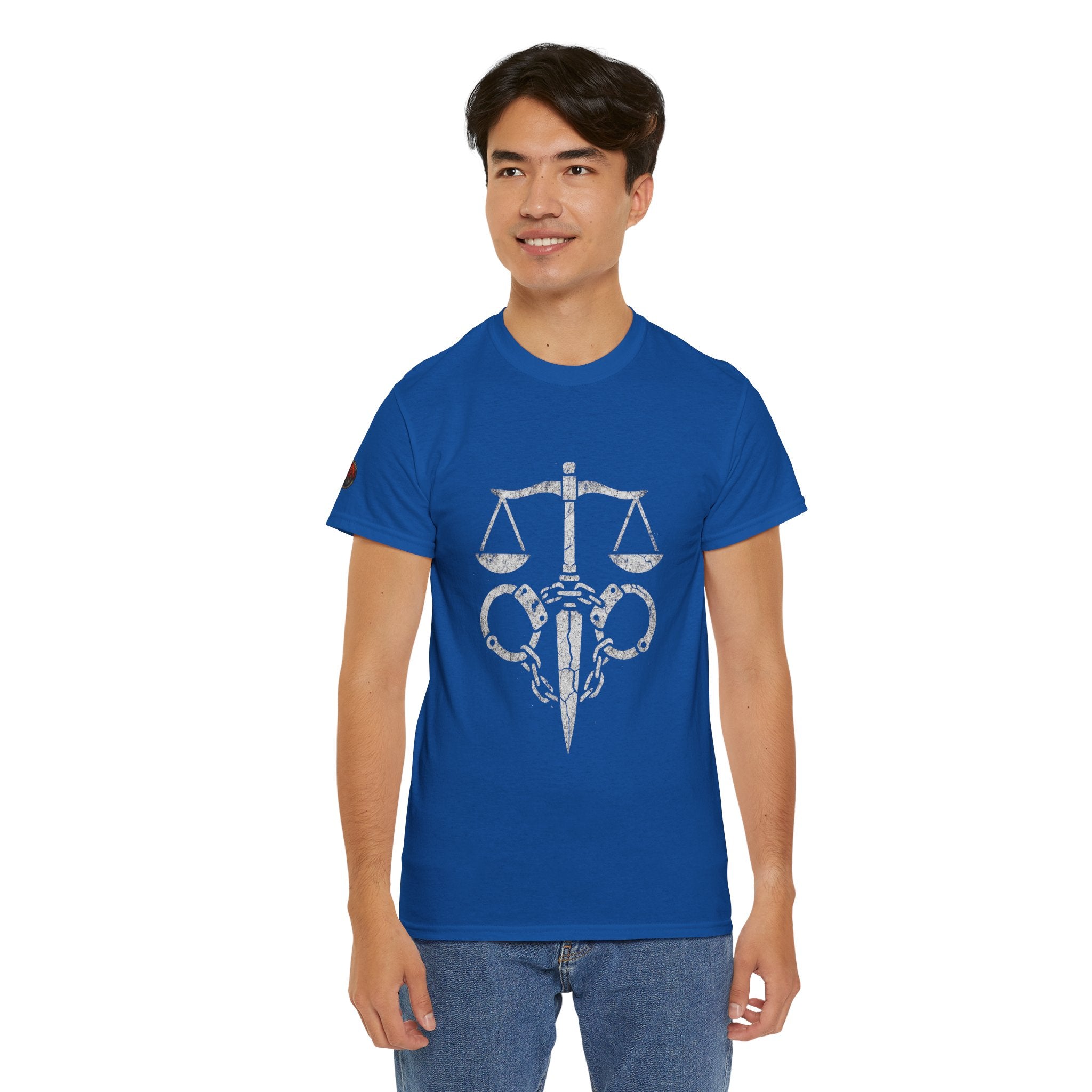 Justice Scales Graphic Tee for Advocates & Activists