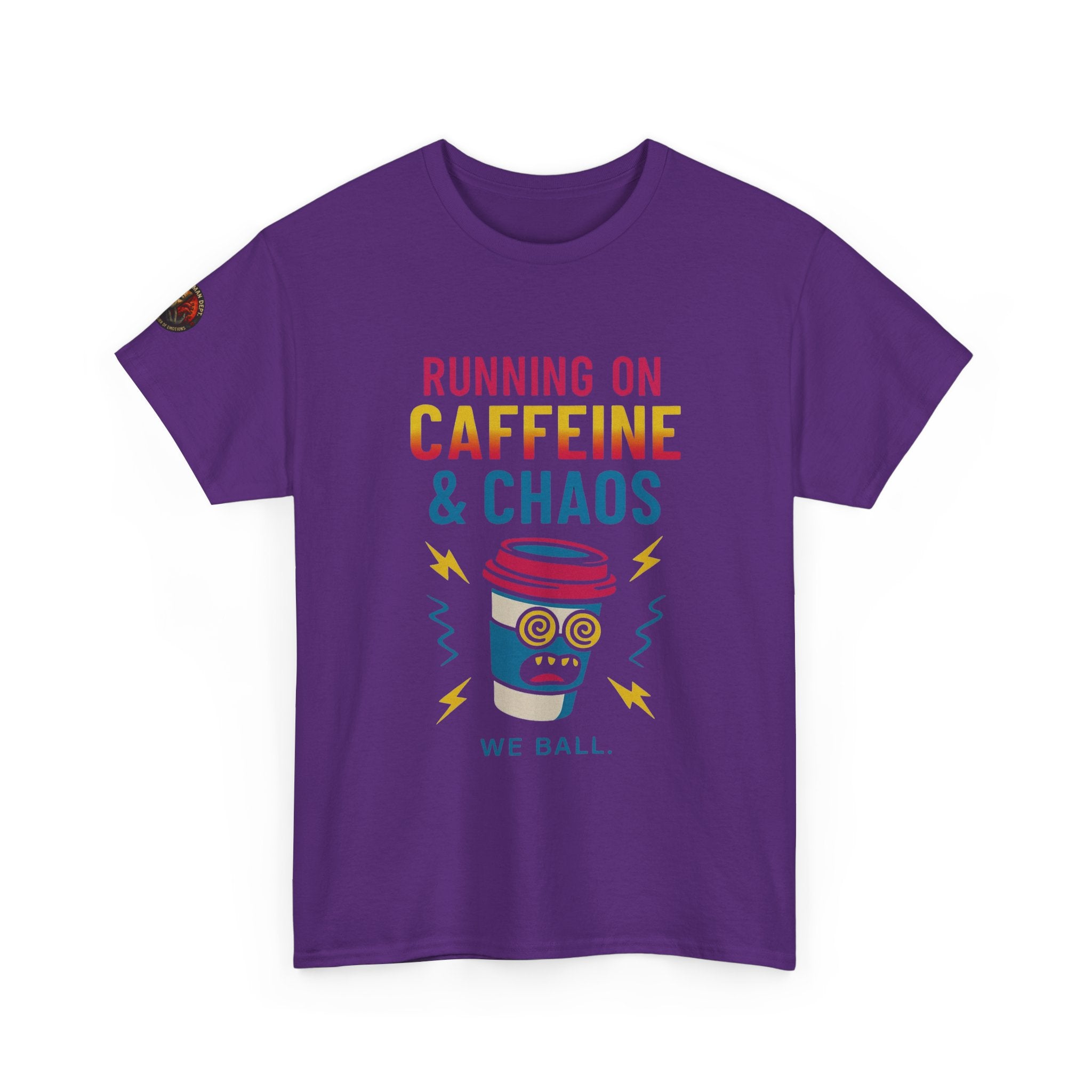Unisex Heavy Cotton Tee/ Caffeine & Chaos