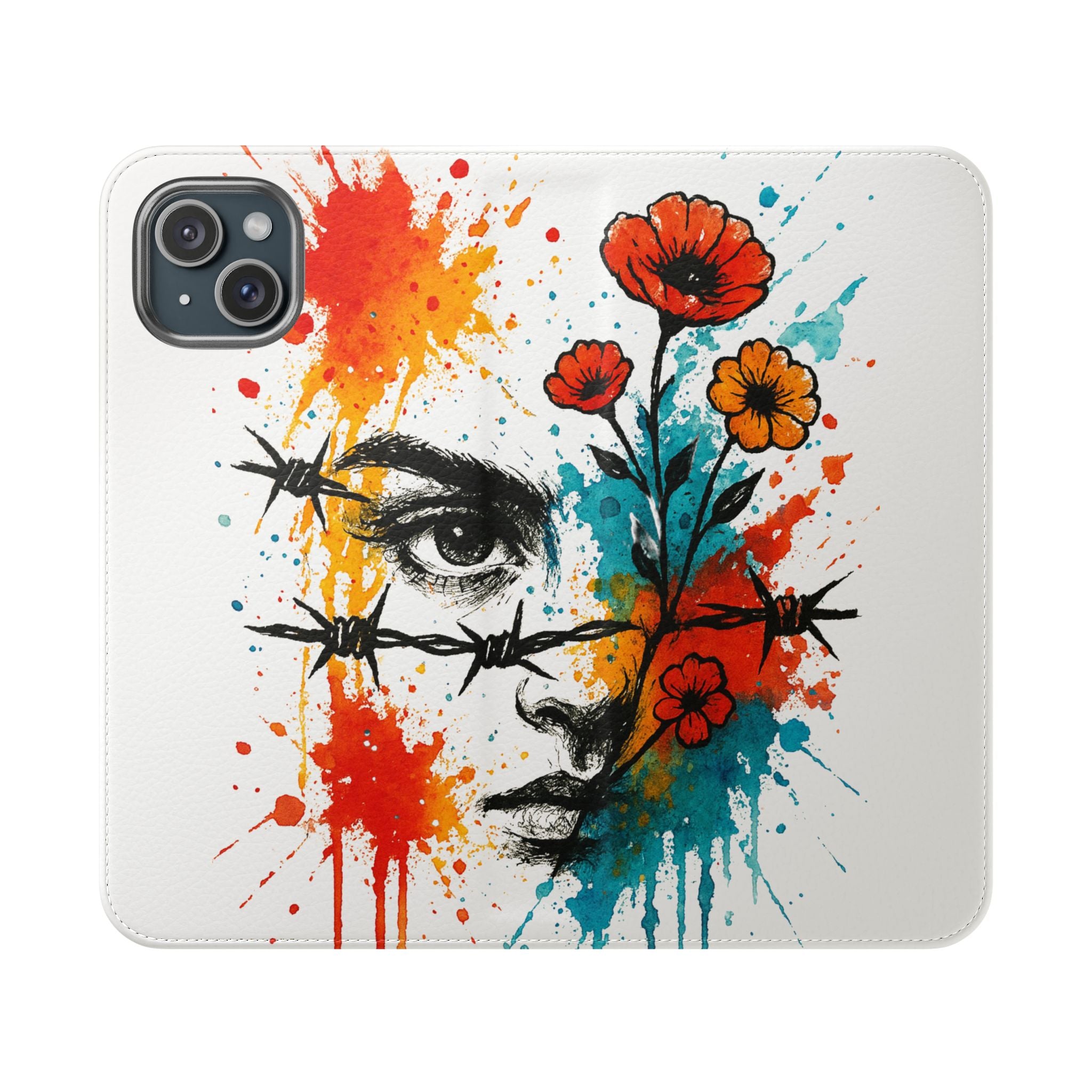 Artistic Girl Flip Cases (several versions)