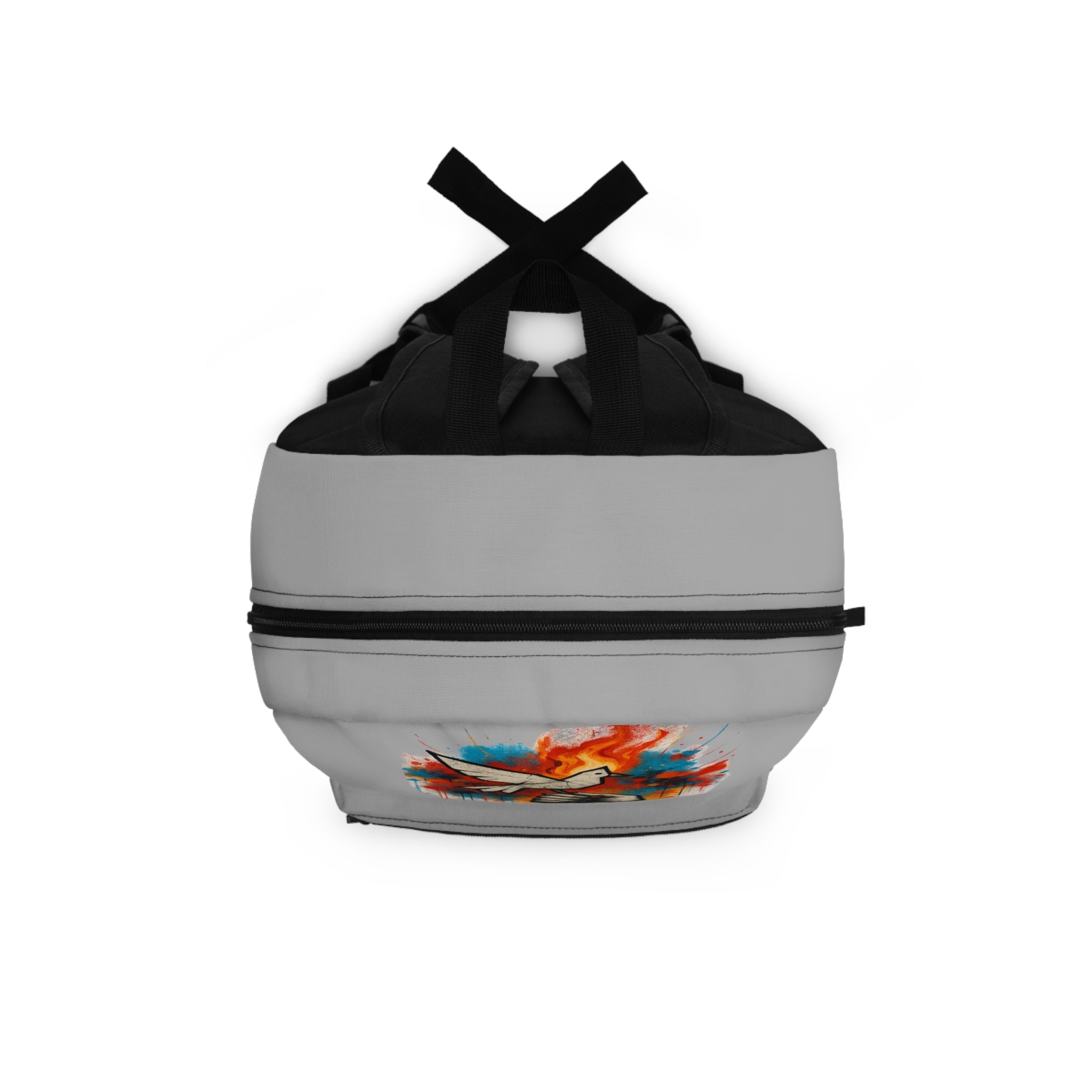 Artistic Statement Backpack, Trendy School Bag, Creative Rucksack, Unique Canvas Backpack, Design Backpack, Gift for Students