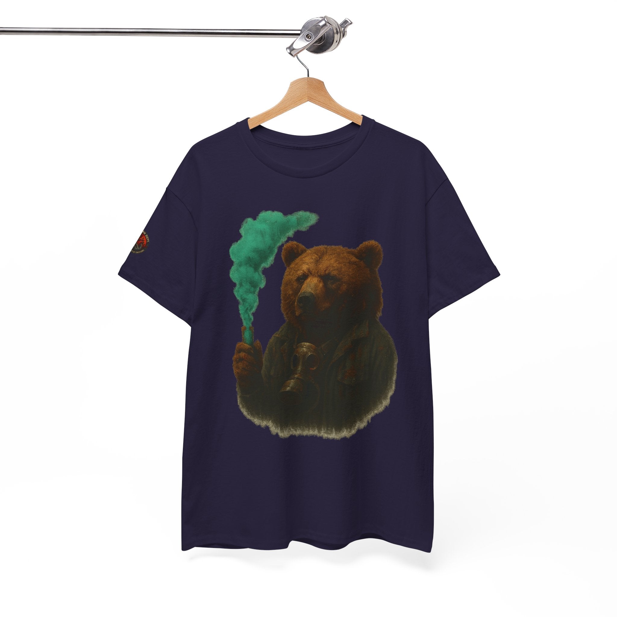 Cozy Bear Graphic Tee, Unisex Cotton T-Shirt, Cute Animal Lover Gift, Casual Wear, Nature Inspired Fashion, Eco-Friendly Apparel