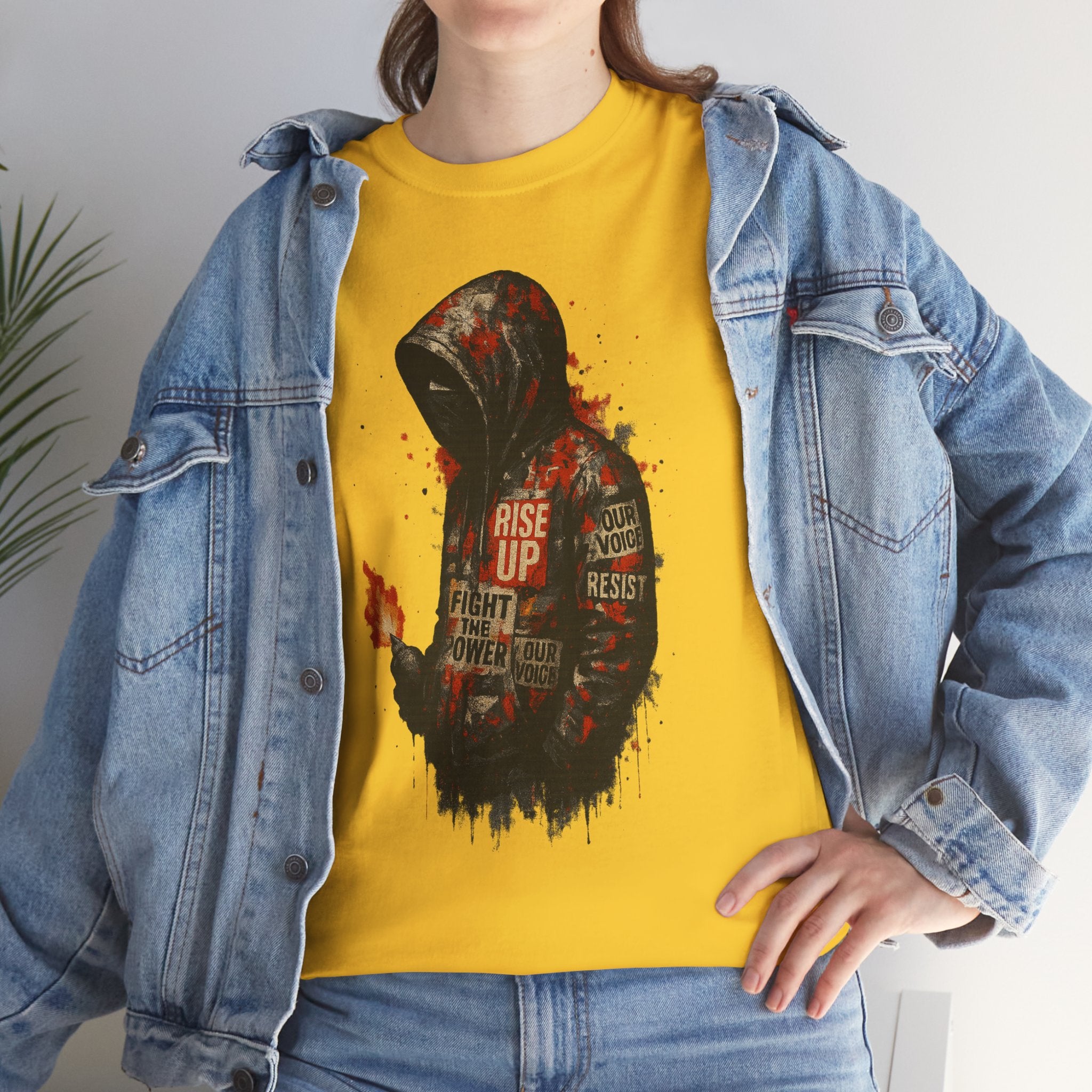 Unisex Graphic Tee, Rise Up Motivational Shirt, Casual Wear, Gift for Inspiration, Streetwear Fashion, Everyday Comfort