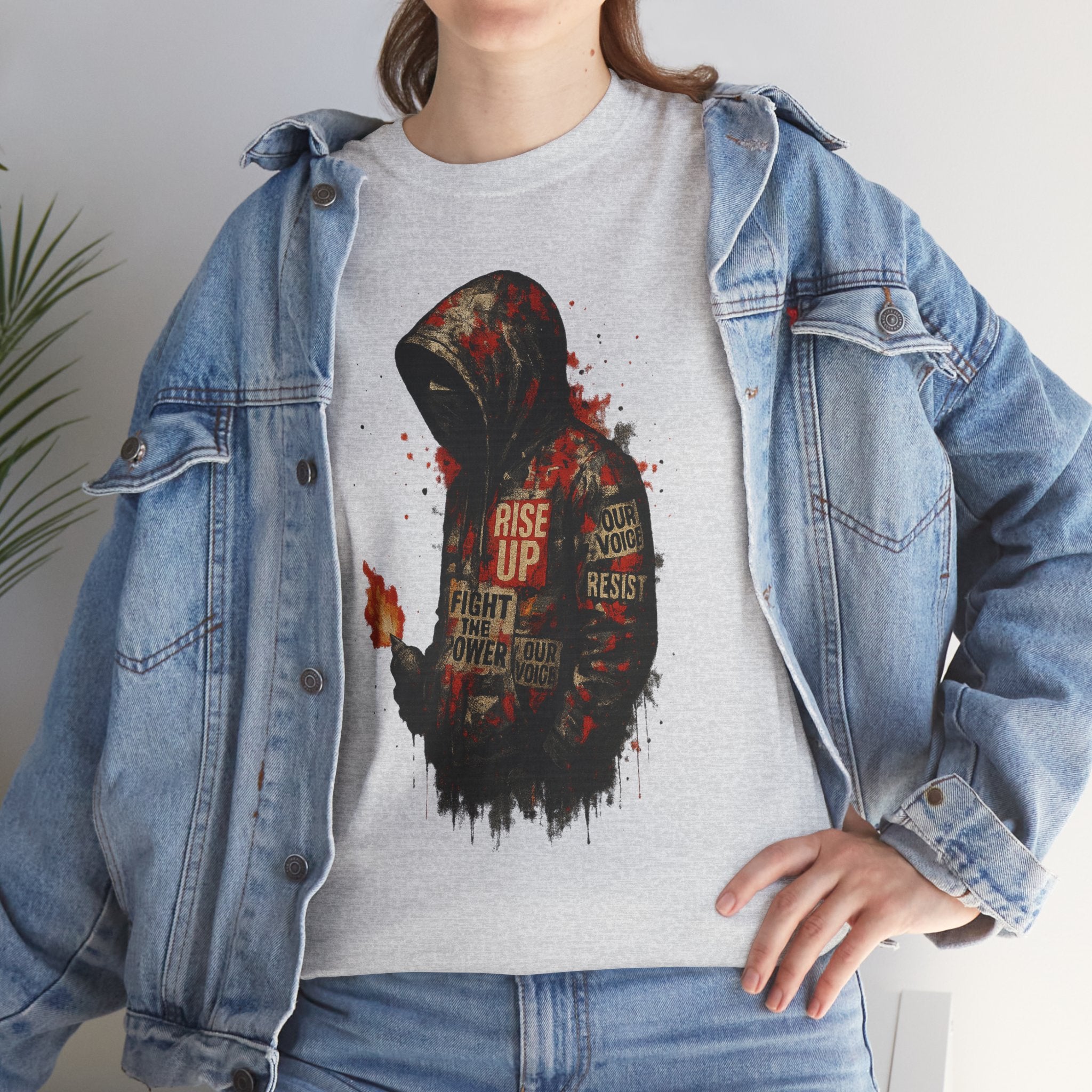 Unisex Graphic Tee, Rise Up Motivational Shirt, Casual Wear, Gift for Inspiration, Streetwear Fashion, Everyday Comfort