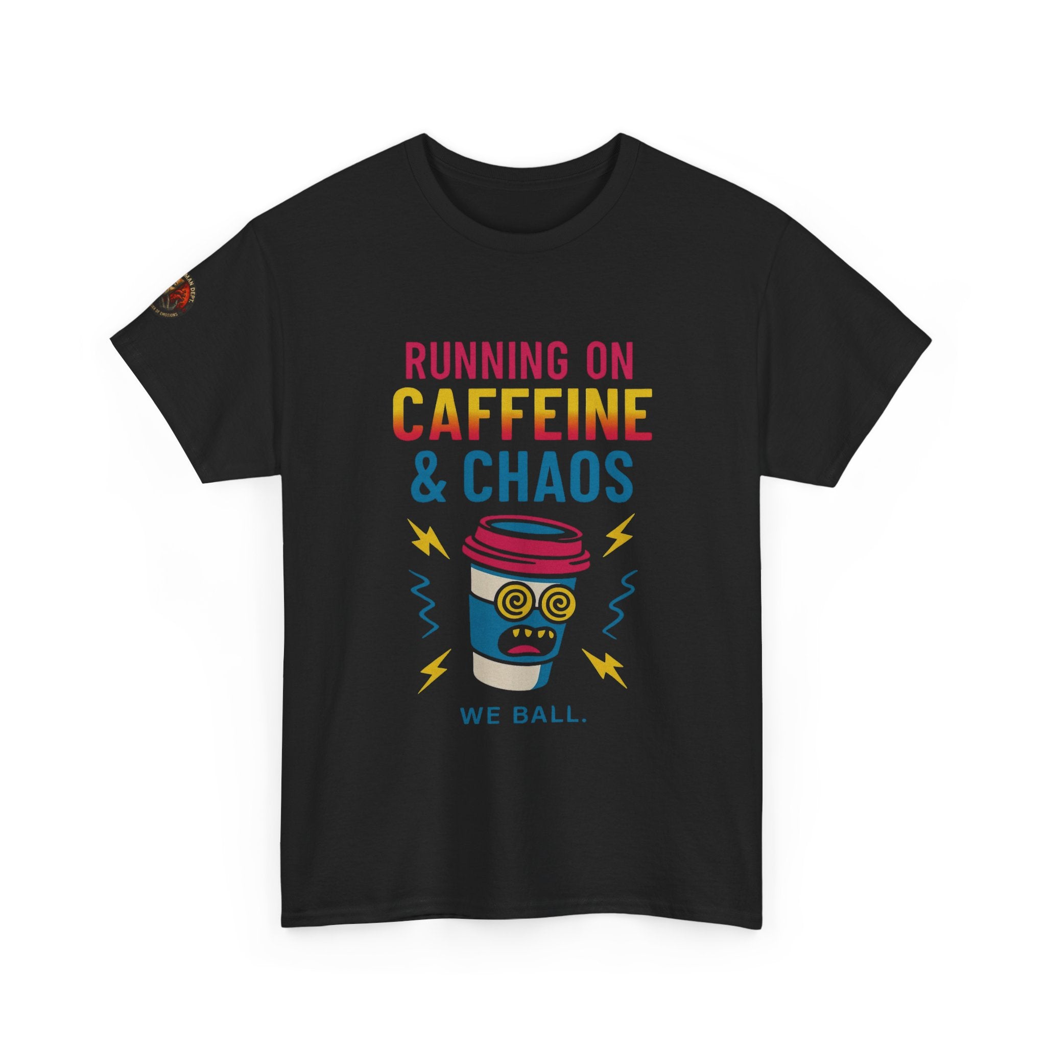 Unisex Heavy Cotton Tee/ Caffeine & Chaos