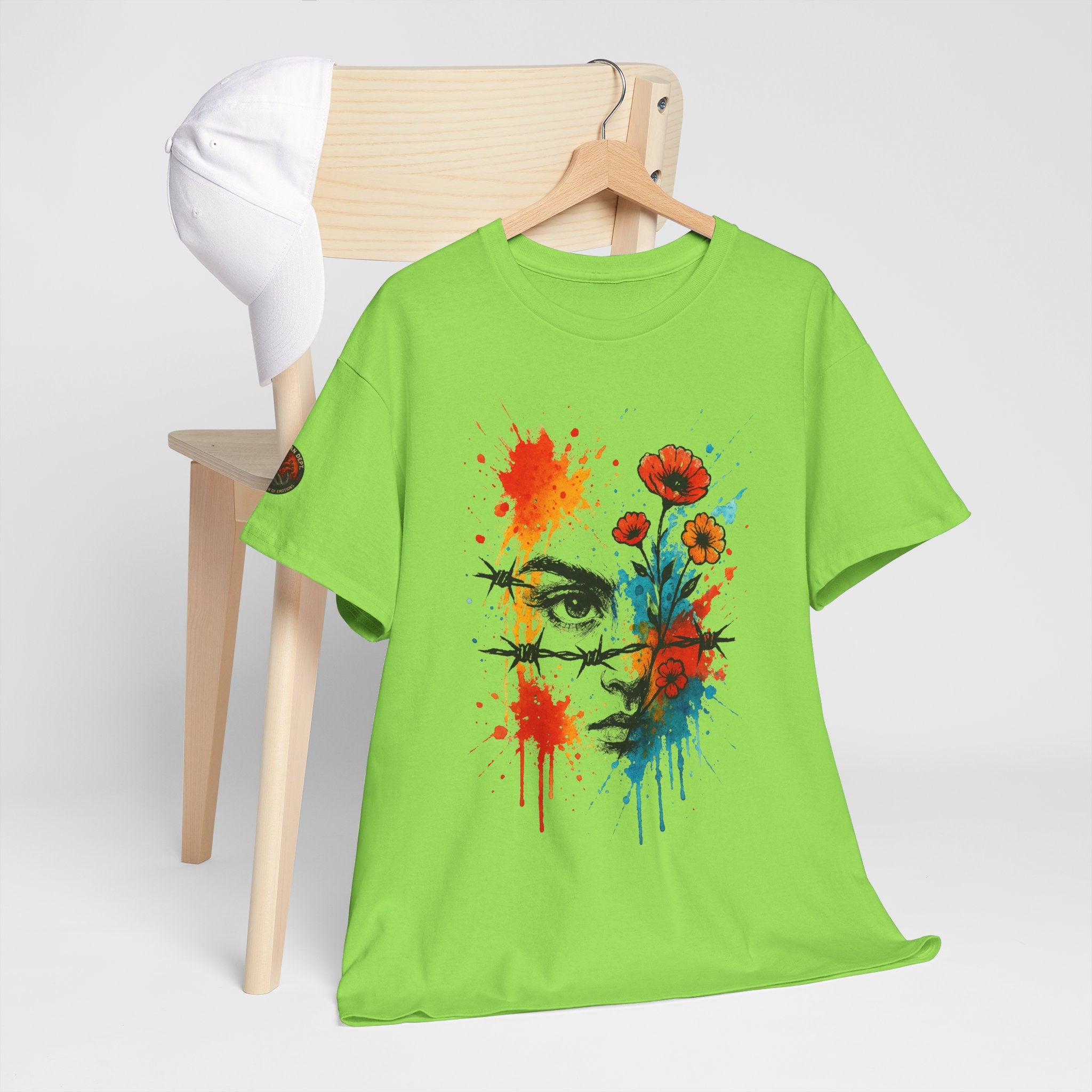Colorful Caged Soul Unisex Heavy Cotton Tee