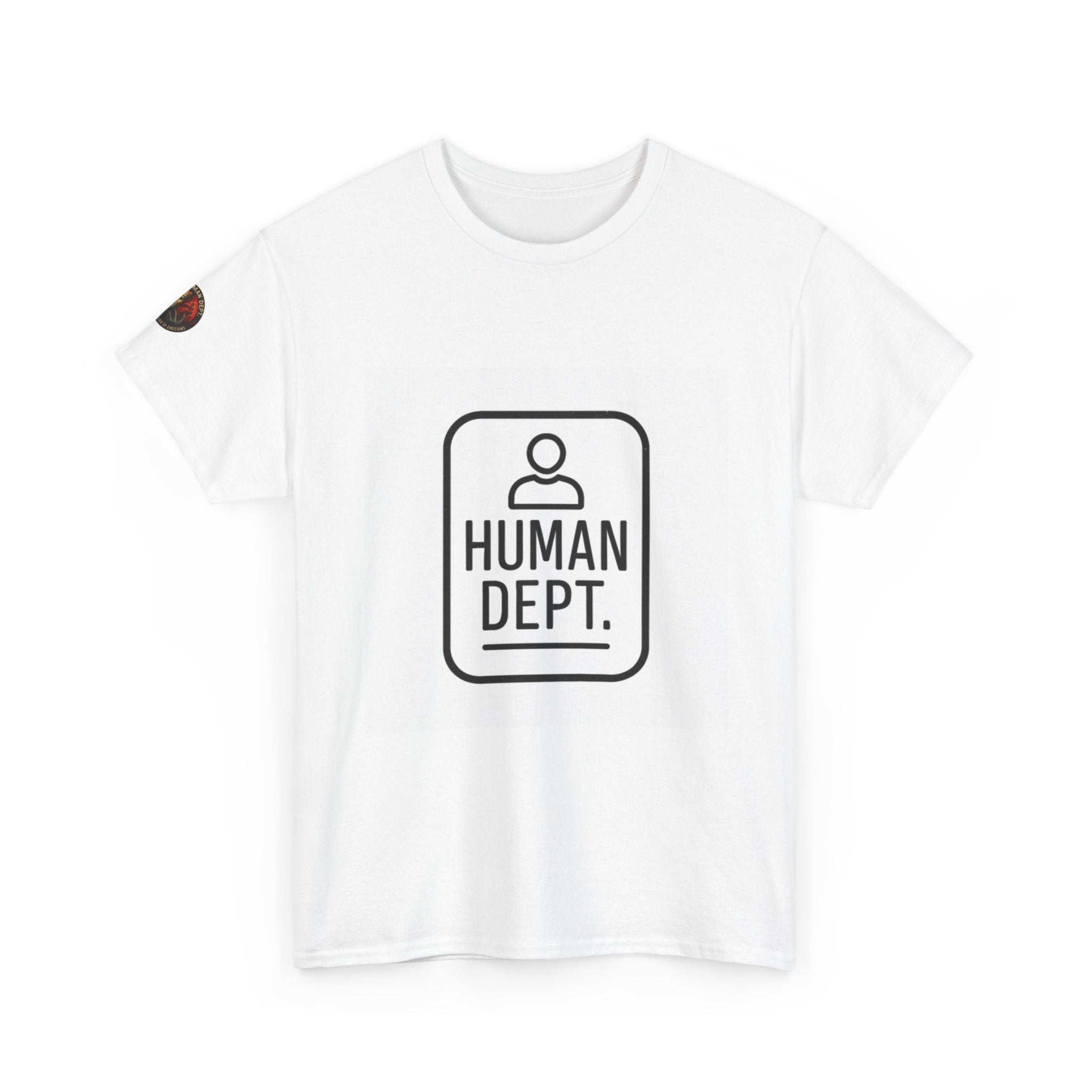 Unisex Heavy Cotton Tee/Human Dept. Badge