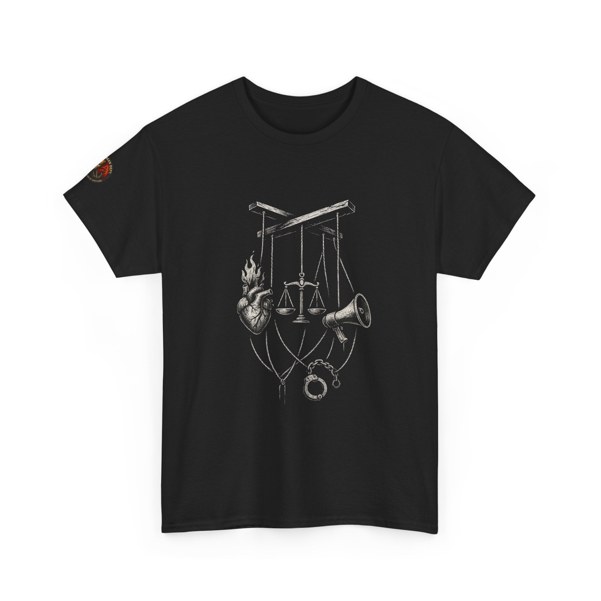 Puppet Master Unisex Heavy Cotton Tee - Unique Design for Creative Souls
