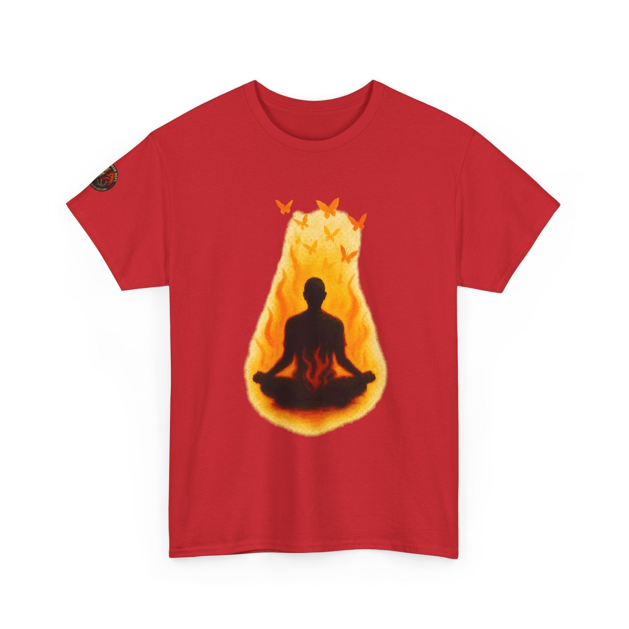 Unisex Heavy Cotton Tee/ Burning Peace
