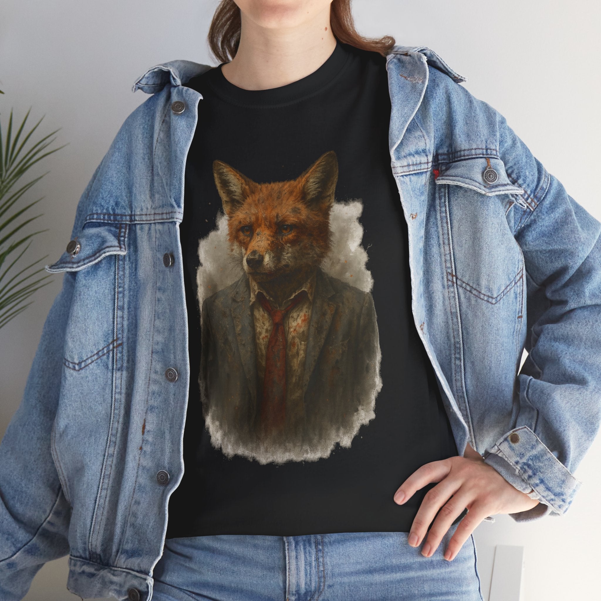 Ravaged Fox Unisex Heavy Cotton Tee