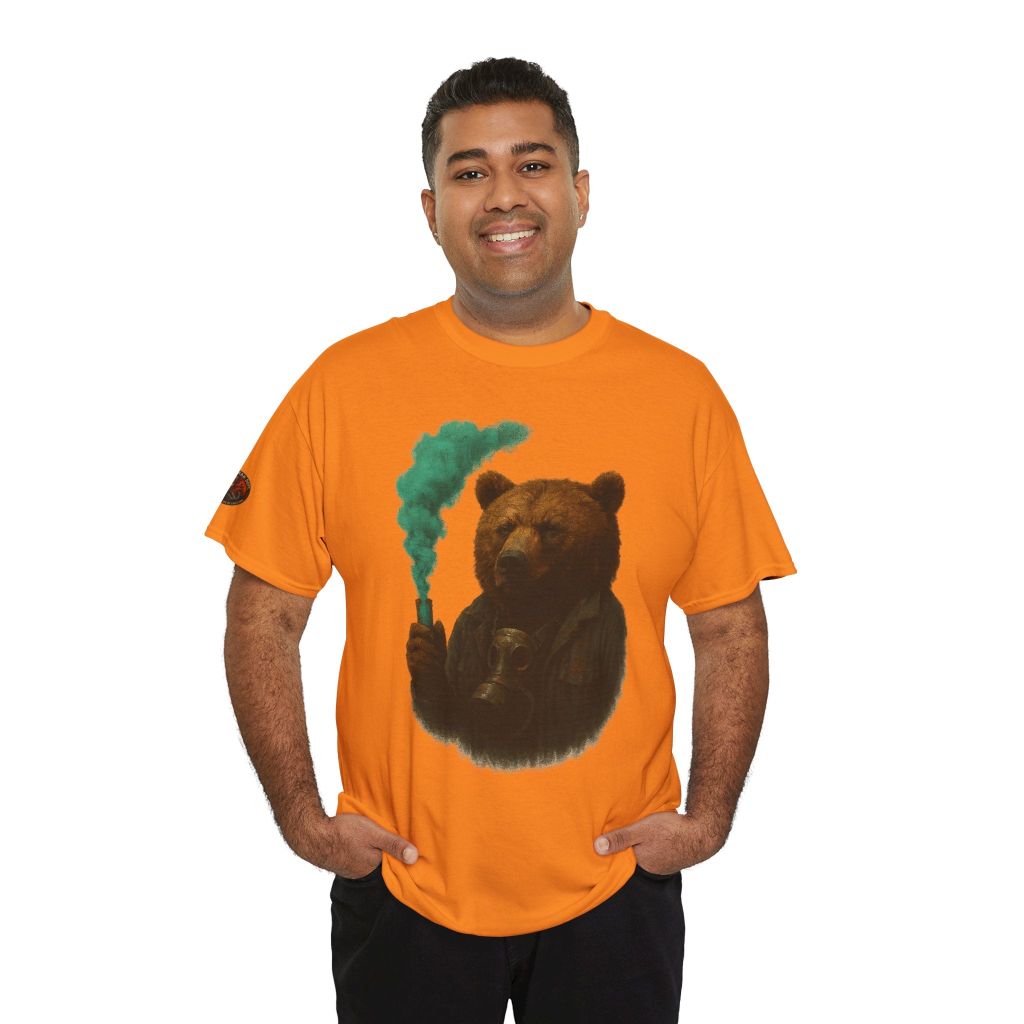 Cozy Bear Graphic Tee, Unisex Cotton T-Shirt, Cute Animal Lover Gift, Casual Wear, Nature Inspired Fashion, Eco-Friendly Apparel