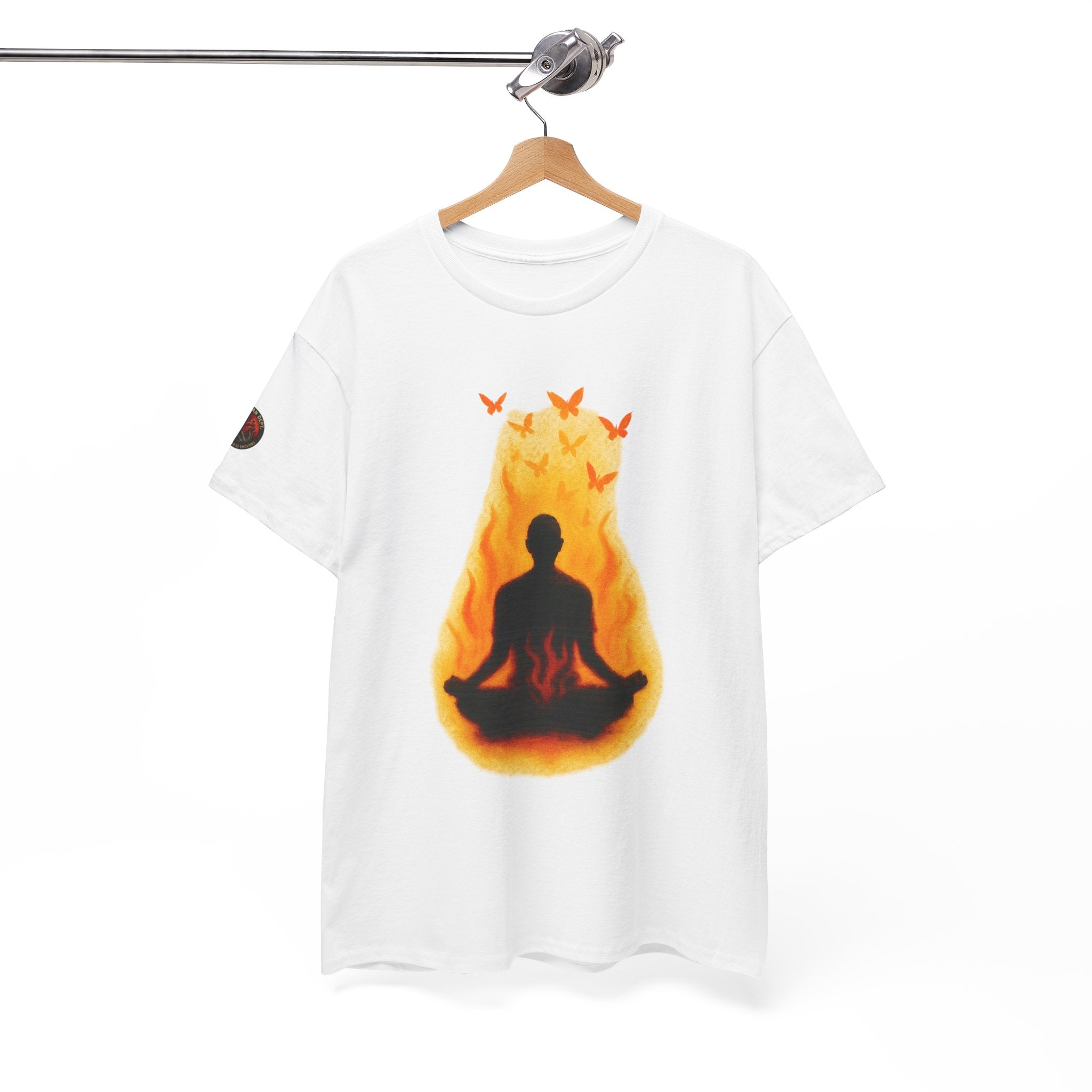 Unisex Heavy Cotton Tee/ Burning Peace