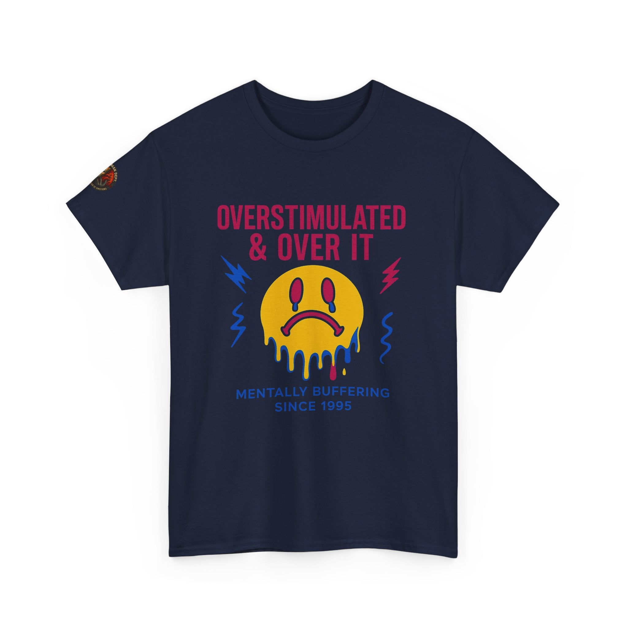 Unisex Heavy Cotton Tee/ Over Stimulated