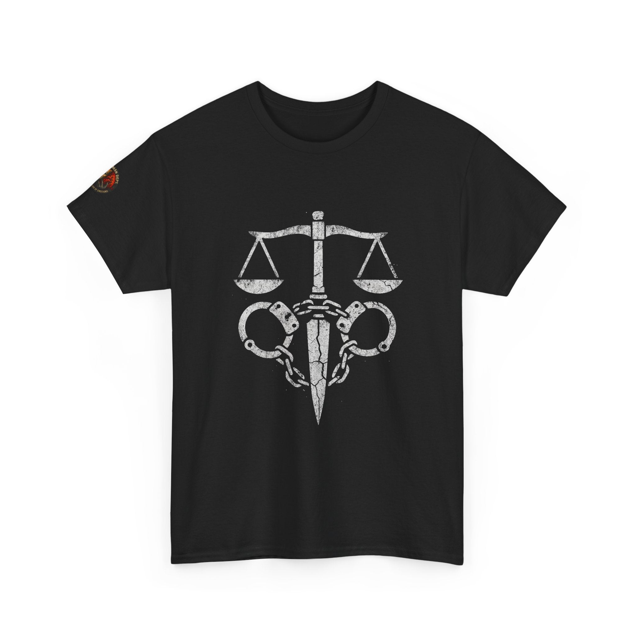 Justice Scales Graphic Tee for Advocates & Activists