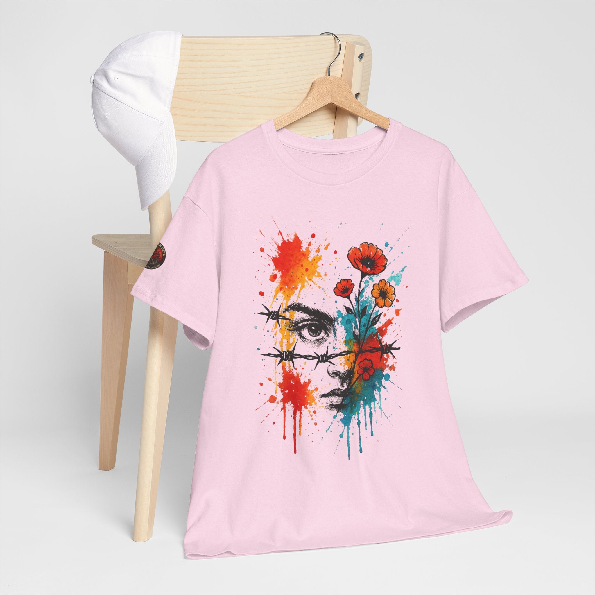 Colorful Caged Soul Unisex Heavy Cotton Tee