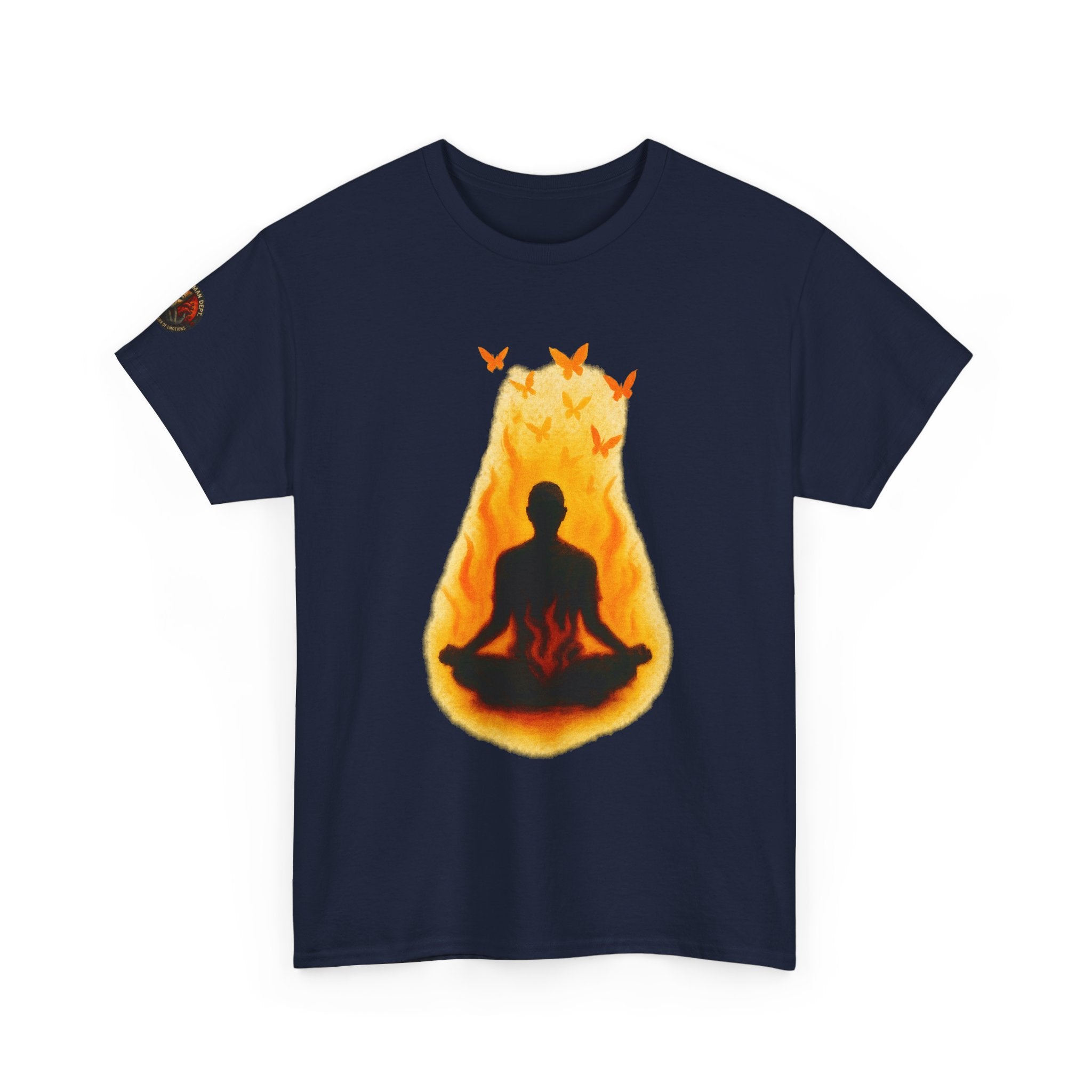 Unisex Heavy Cotton Tee/ Burning Peace