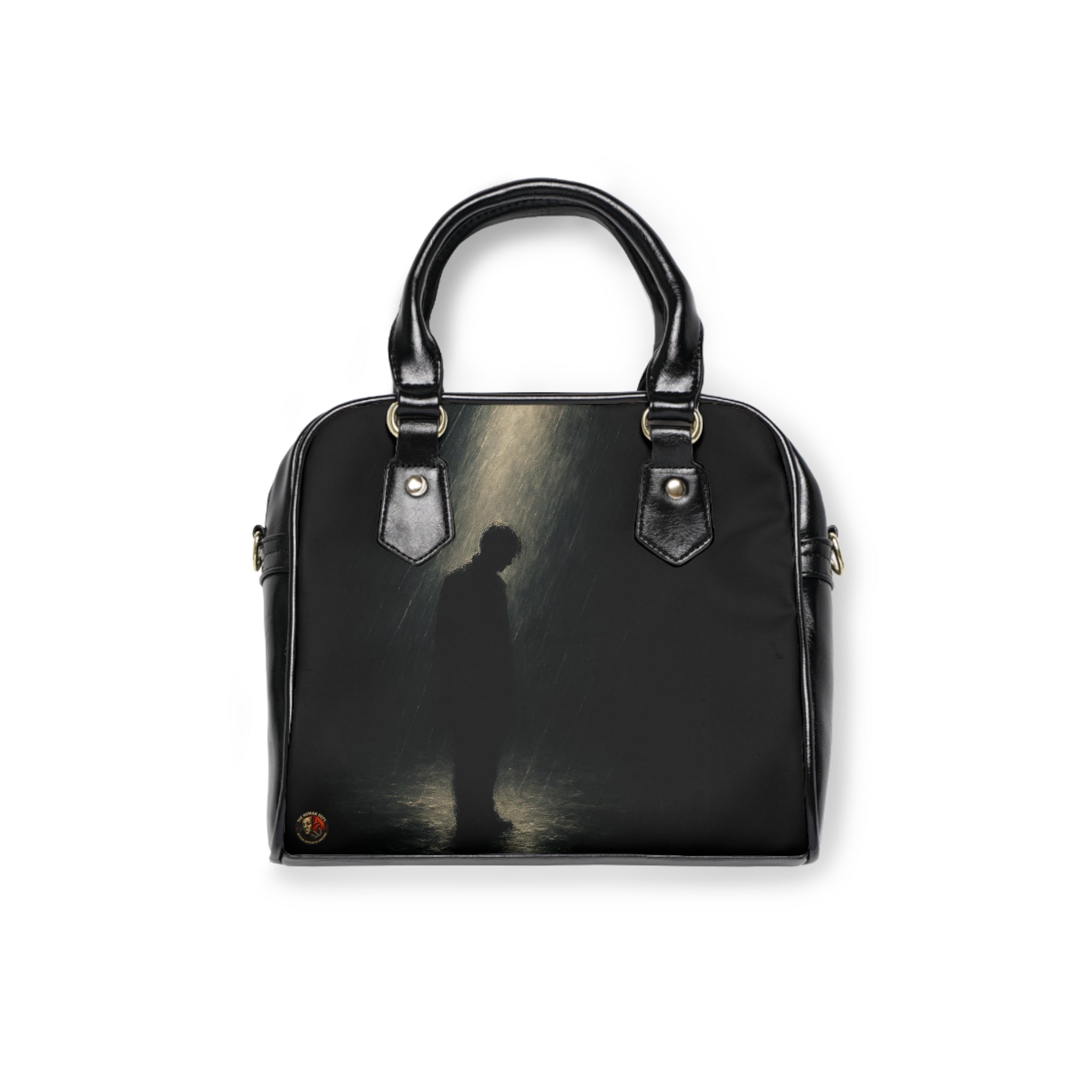 Mystical Shoulder Handbag with Artistic Portraits, Floral Crossbody Purse, Unique Tote for Women, Gifts for Her, Fashion Statement