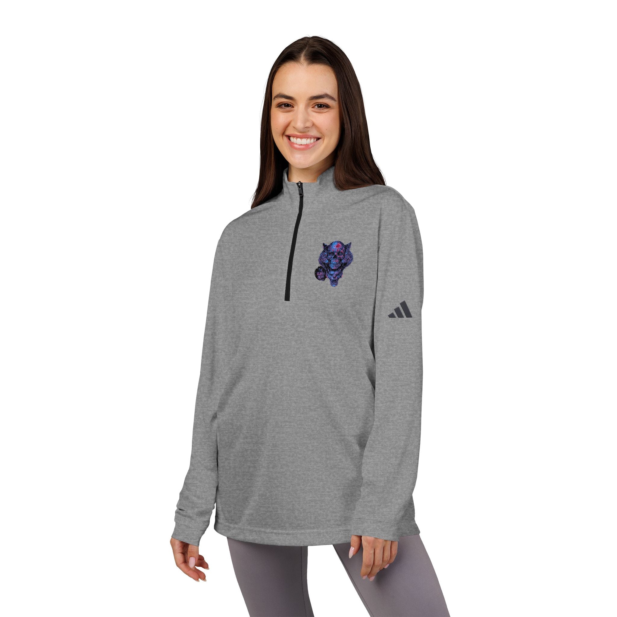 Adidas® Quarter-Zip Pullover - Elegant Athletic Wear for Sports Enthusiasts, Perfect for Casual Outings, Team Events, Travel, Gifts
