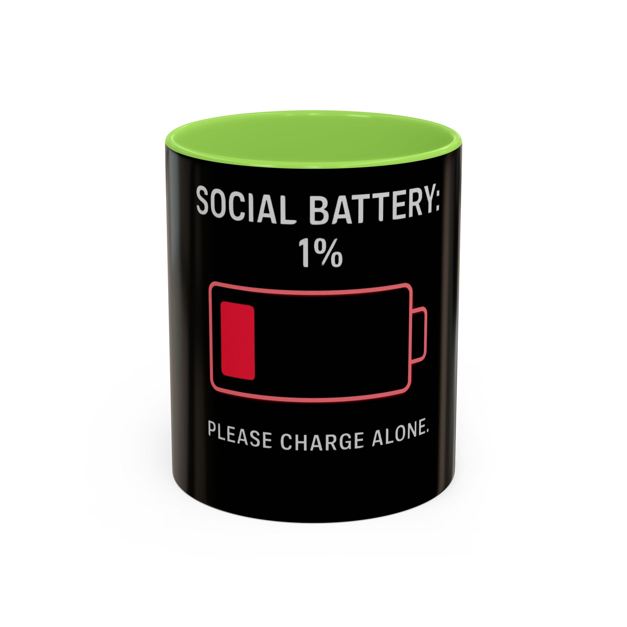 Social Battery Mug (11oz, 15oz)