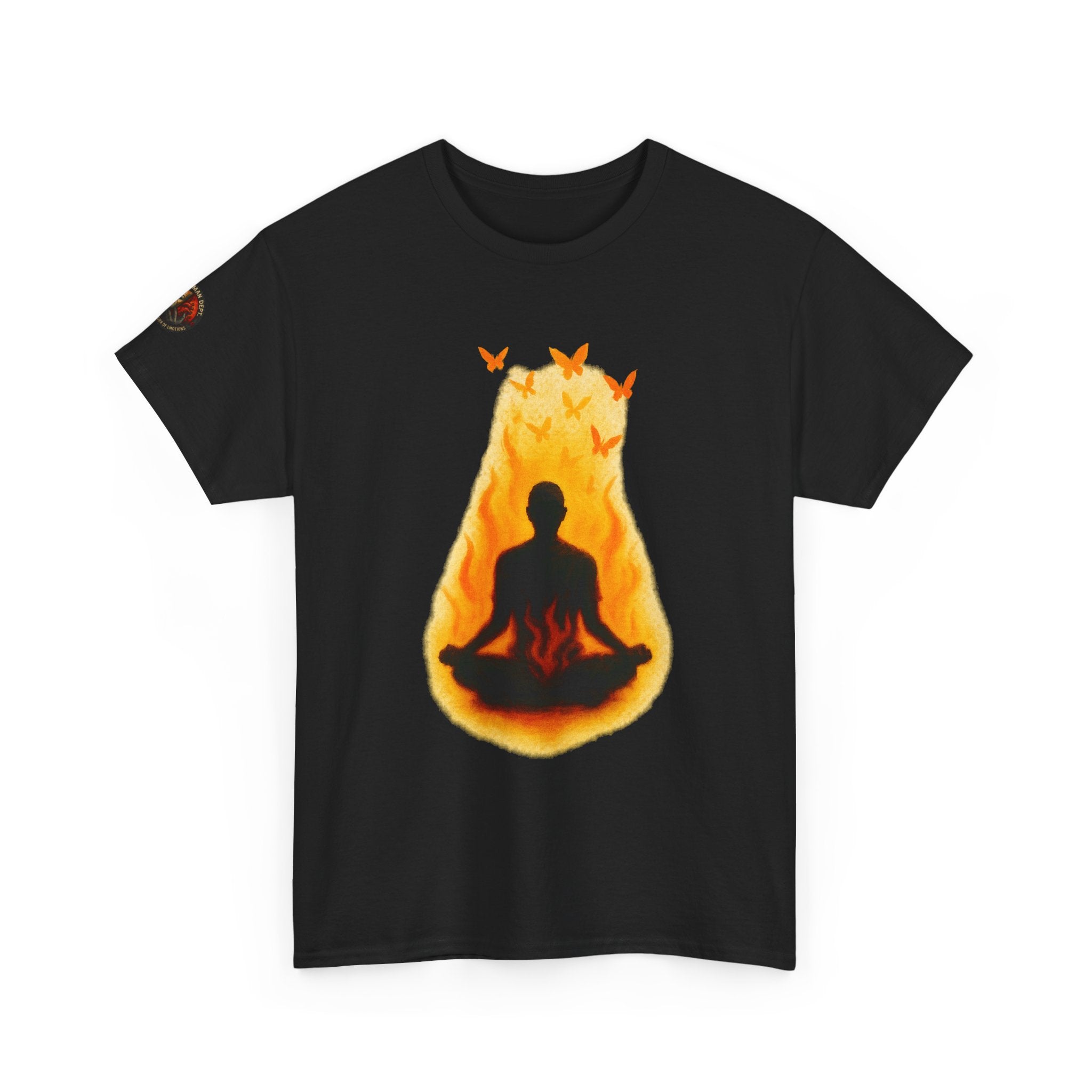 Unisex Heavy Cotton Tee/ Burning Peace