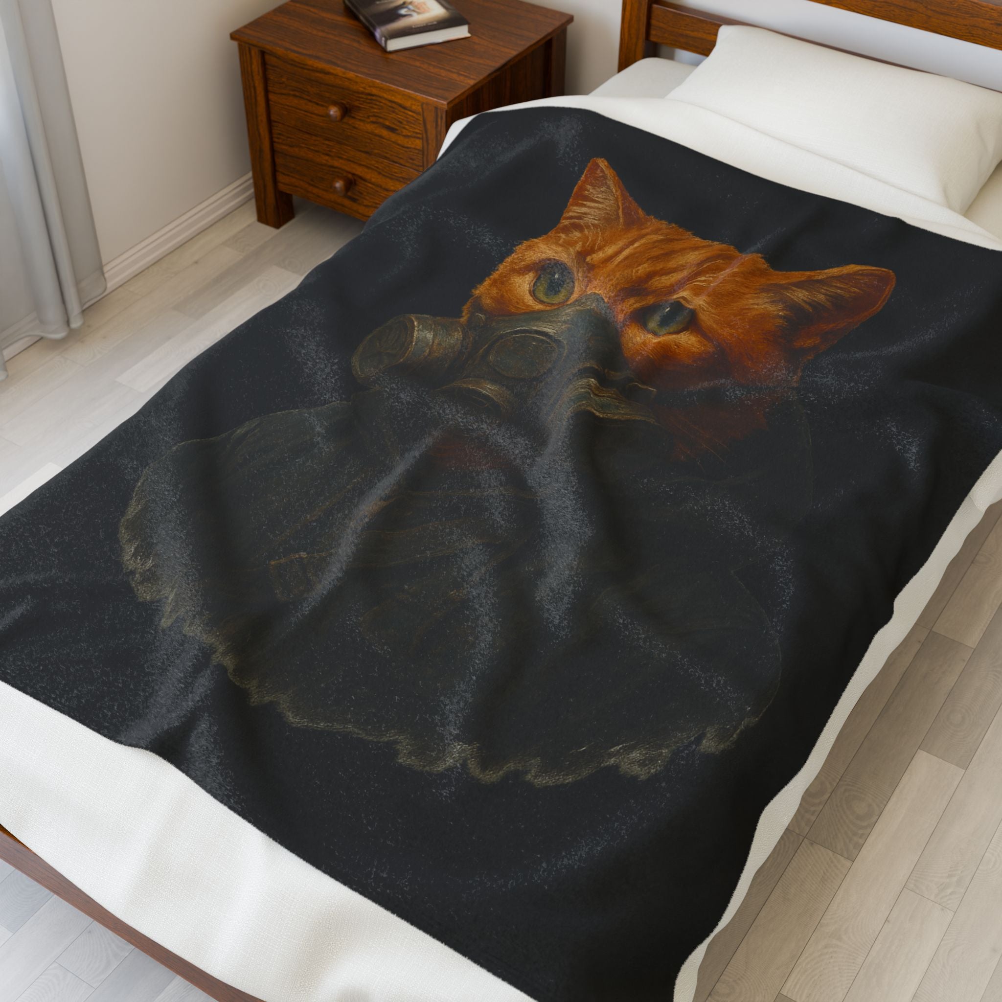 Rebel Kitty Plush Blanket