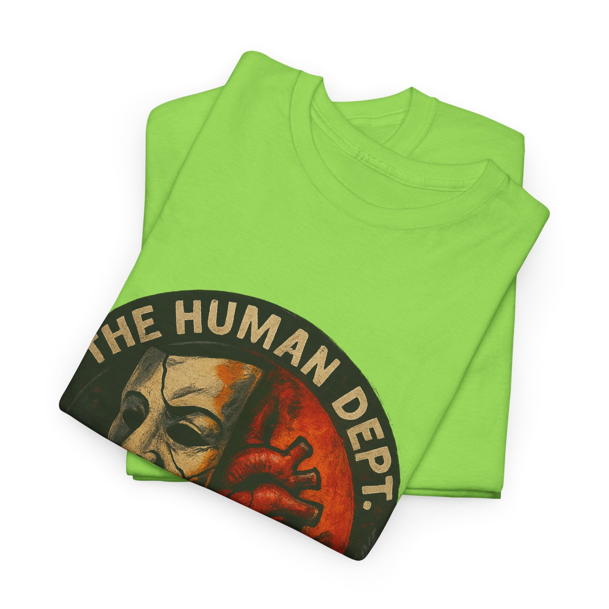 Unisex Heavy Cotton Tee/ Human Dept. Official Logo