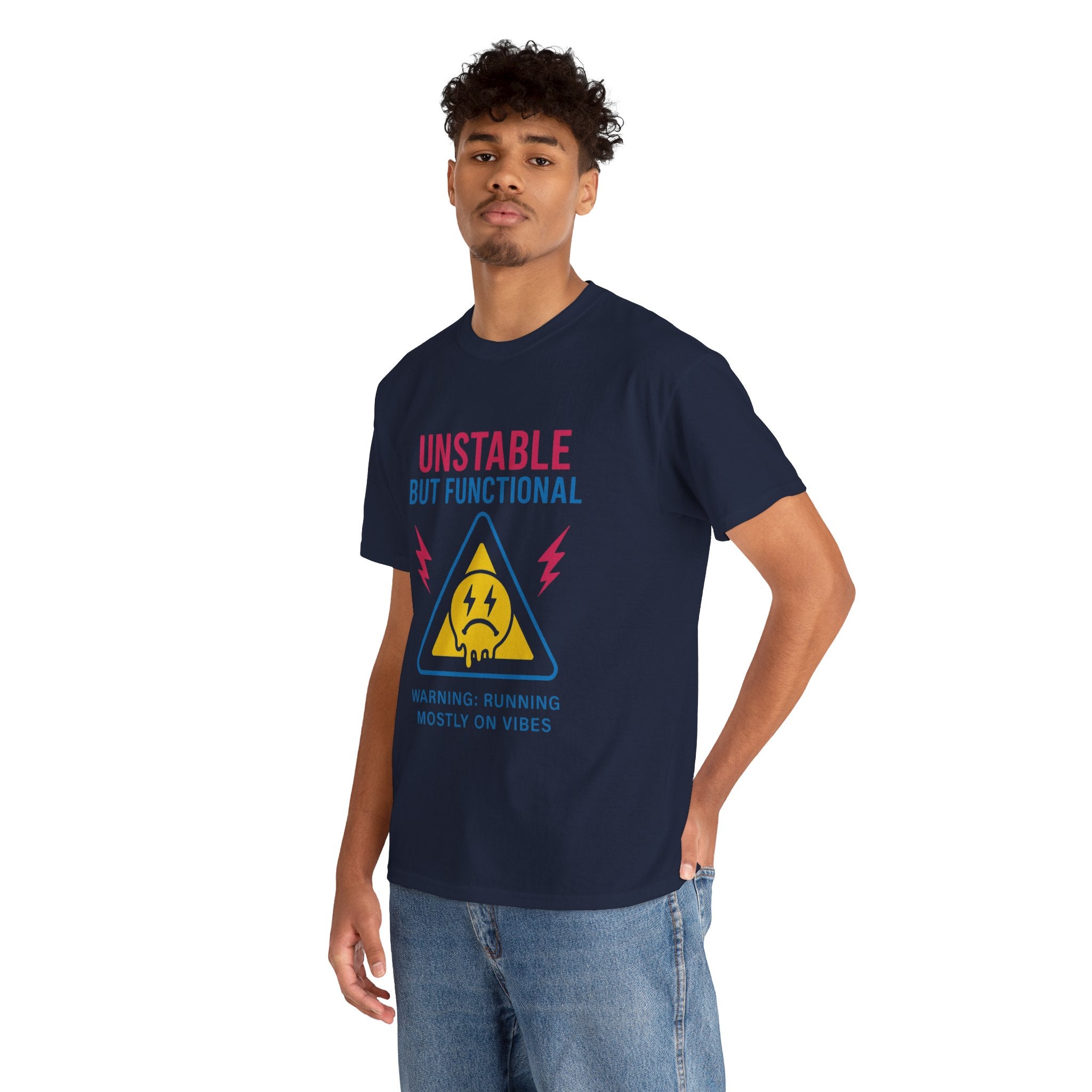 Unisex Heavy Cotton Tee/ Unstable but Functional
