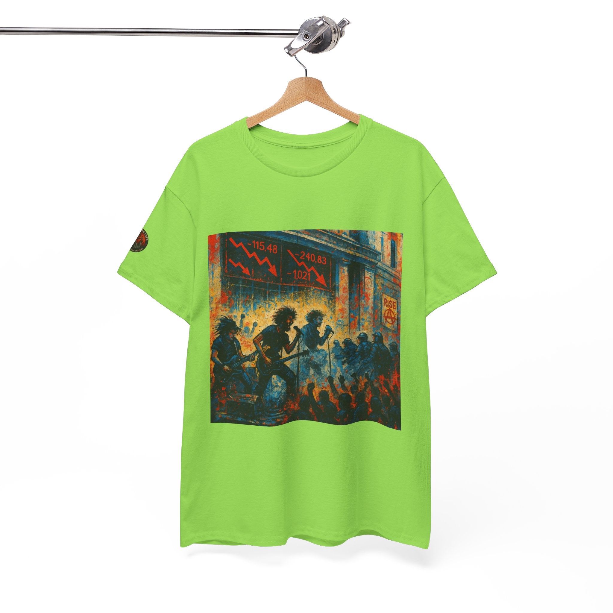 Unisex Heavy Cotton Tee/ Rock for the Downfall