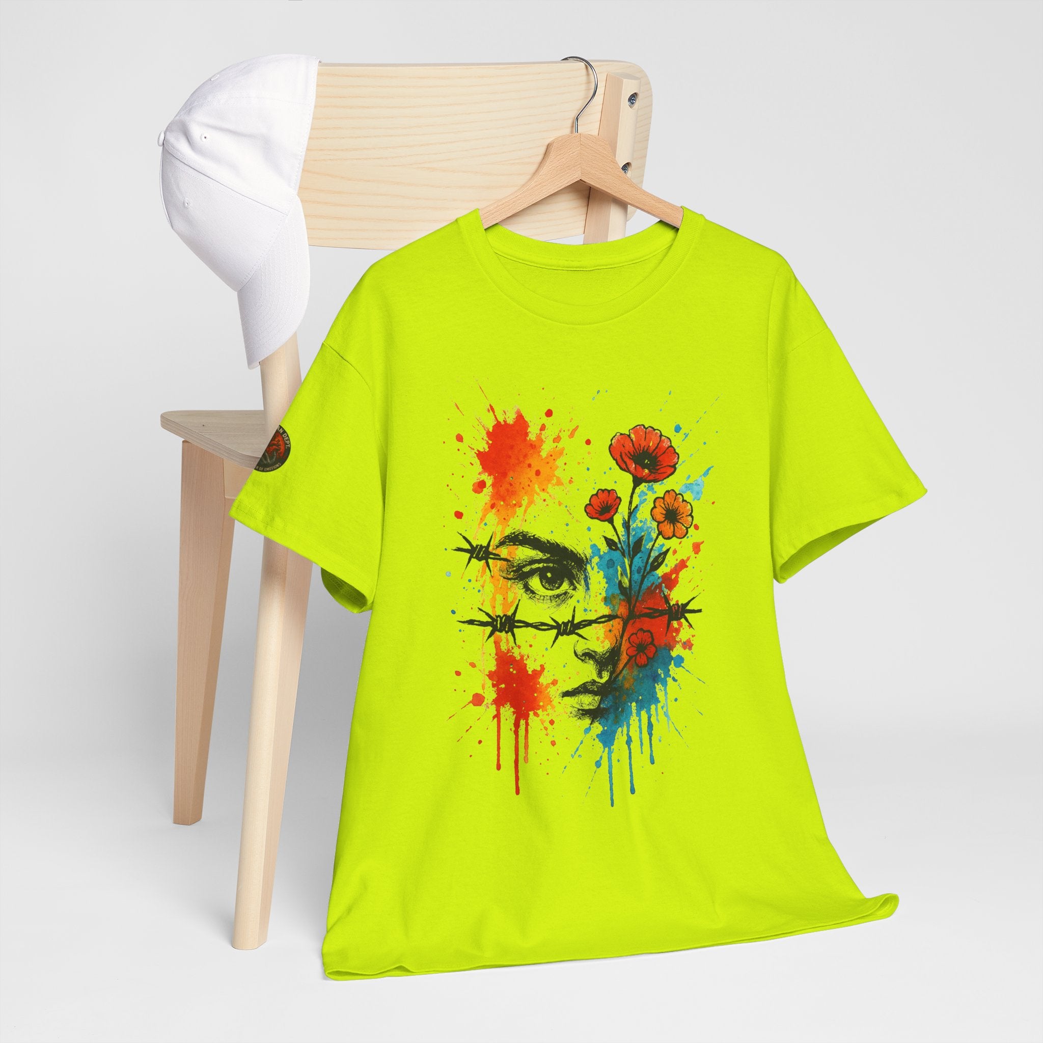 Colorful Caged Soul Unisex Heavy Cotton Tee