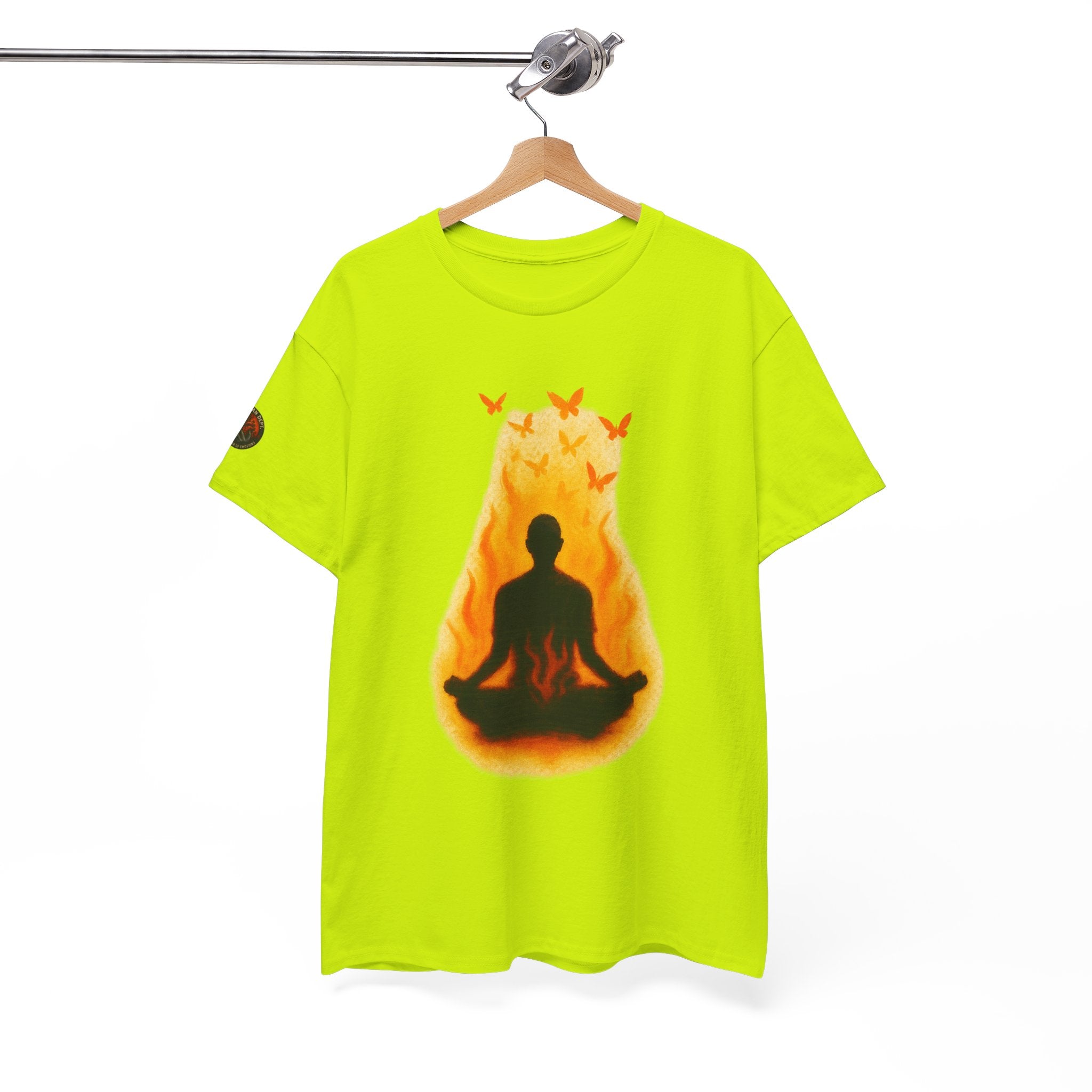 Unisex Heavy Cotton Tee/ Burning Peace
