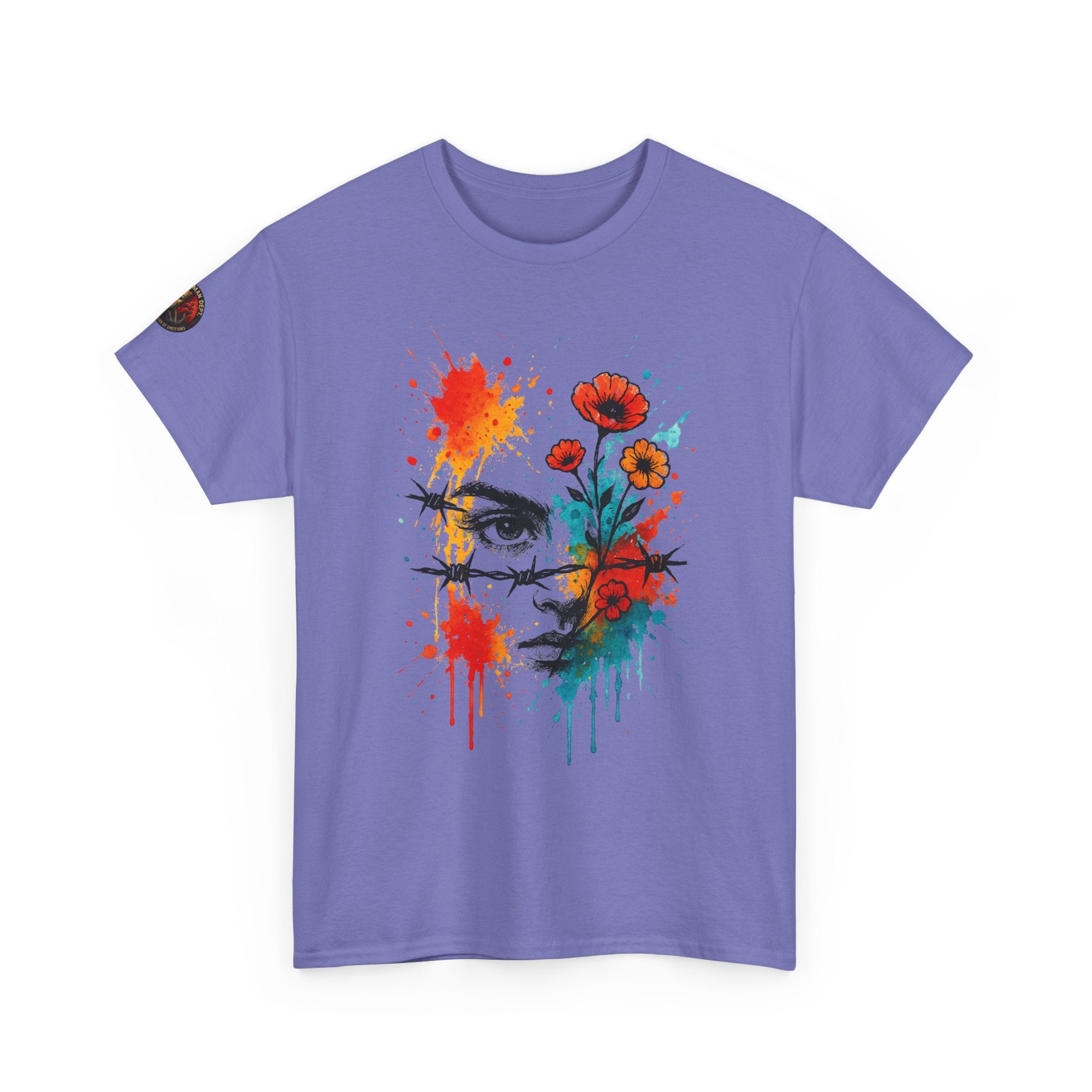 Colorful Caged Soul Unisex Heavy Cotton Tee