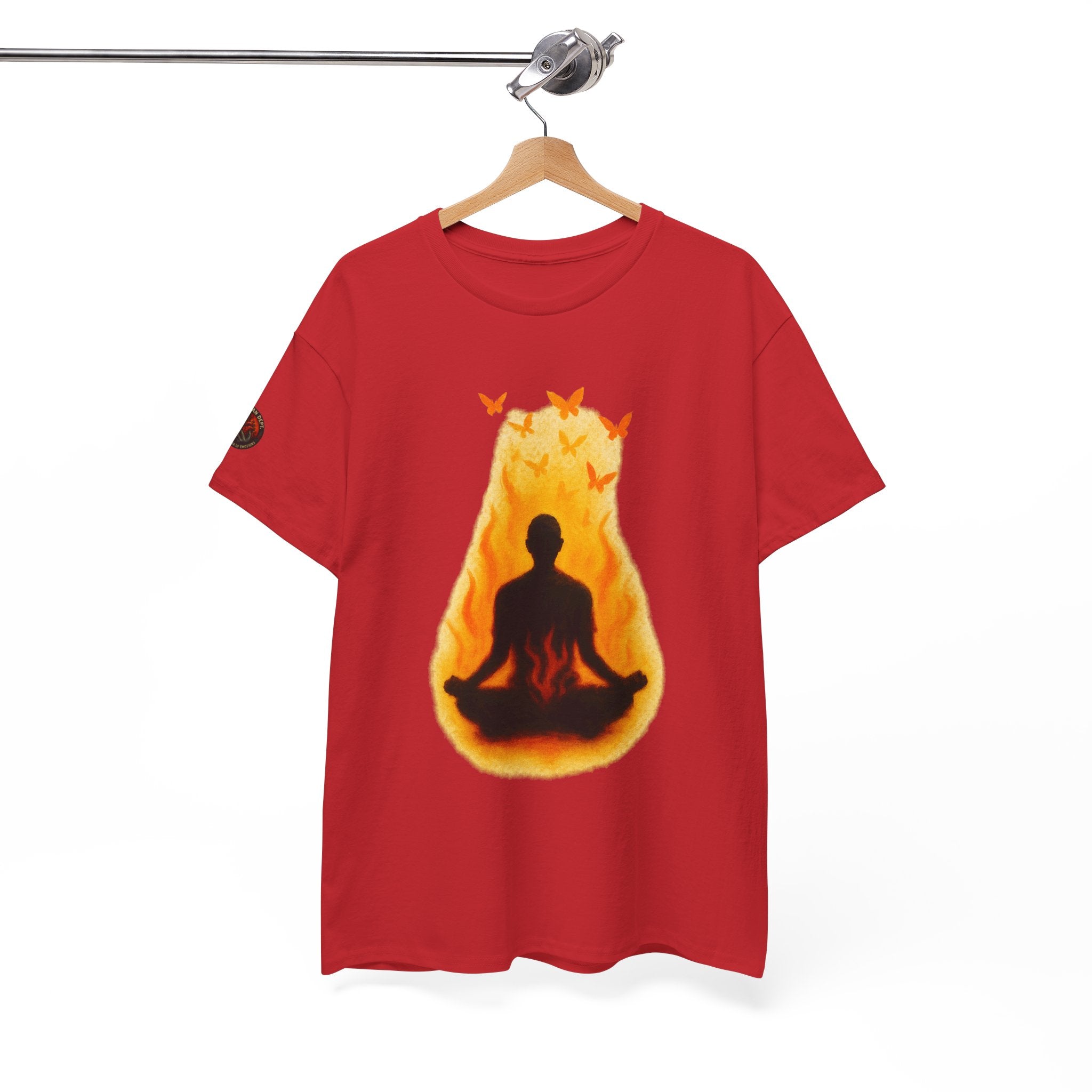 Unisex Heavy Cotton Tee/ Burning Peace