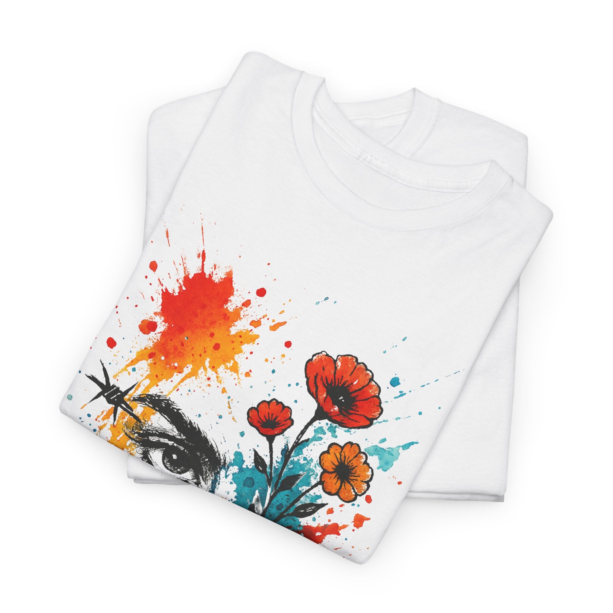 Colorful Caged Soul Unisex Heavy Cotton Tee