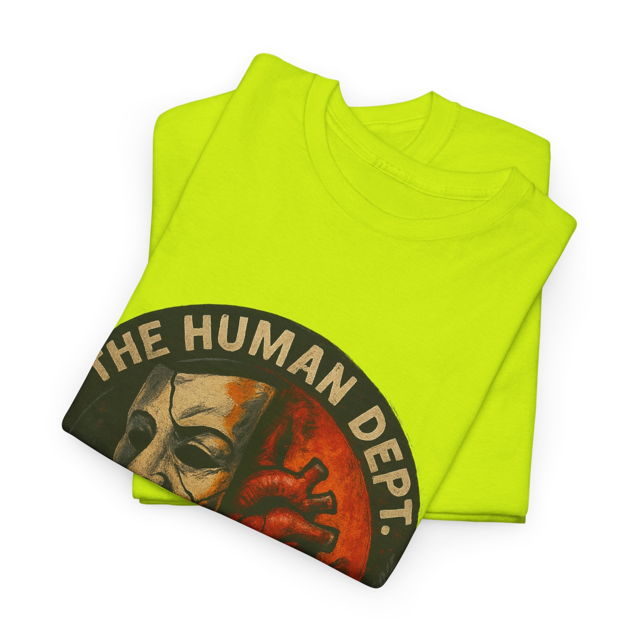 Unisex Heavy Cotton Tee/ Human Dept. Official Logo