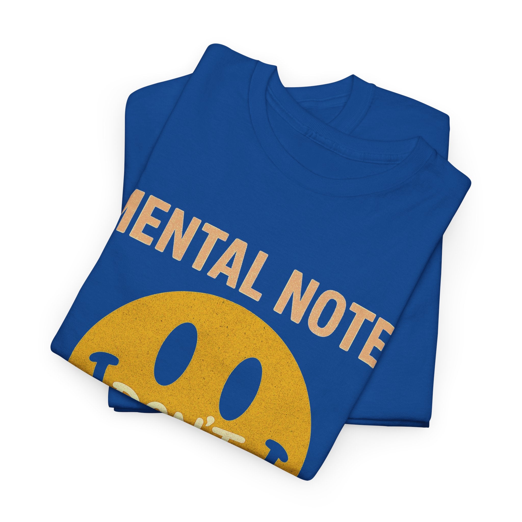 Unisex Heavy Cotton Tee/ Mental Note
