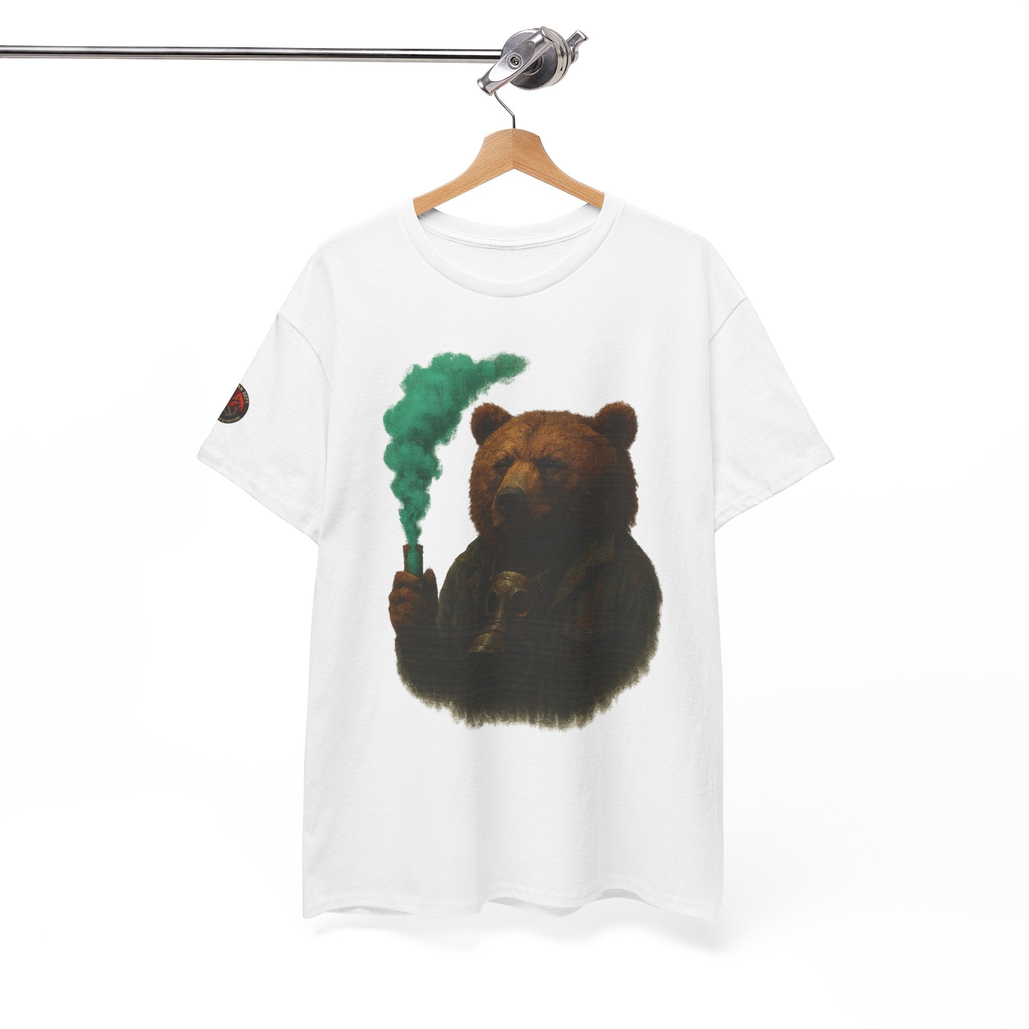 Cozy Bear Graphic Tee, Unisex Cotton T-Shirt, Cute Animal Lover Gift, Casual Wear, Nature Inspired Fashion, Eco-Friendly Apparel