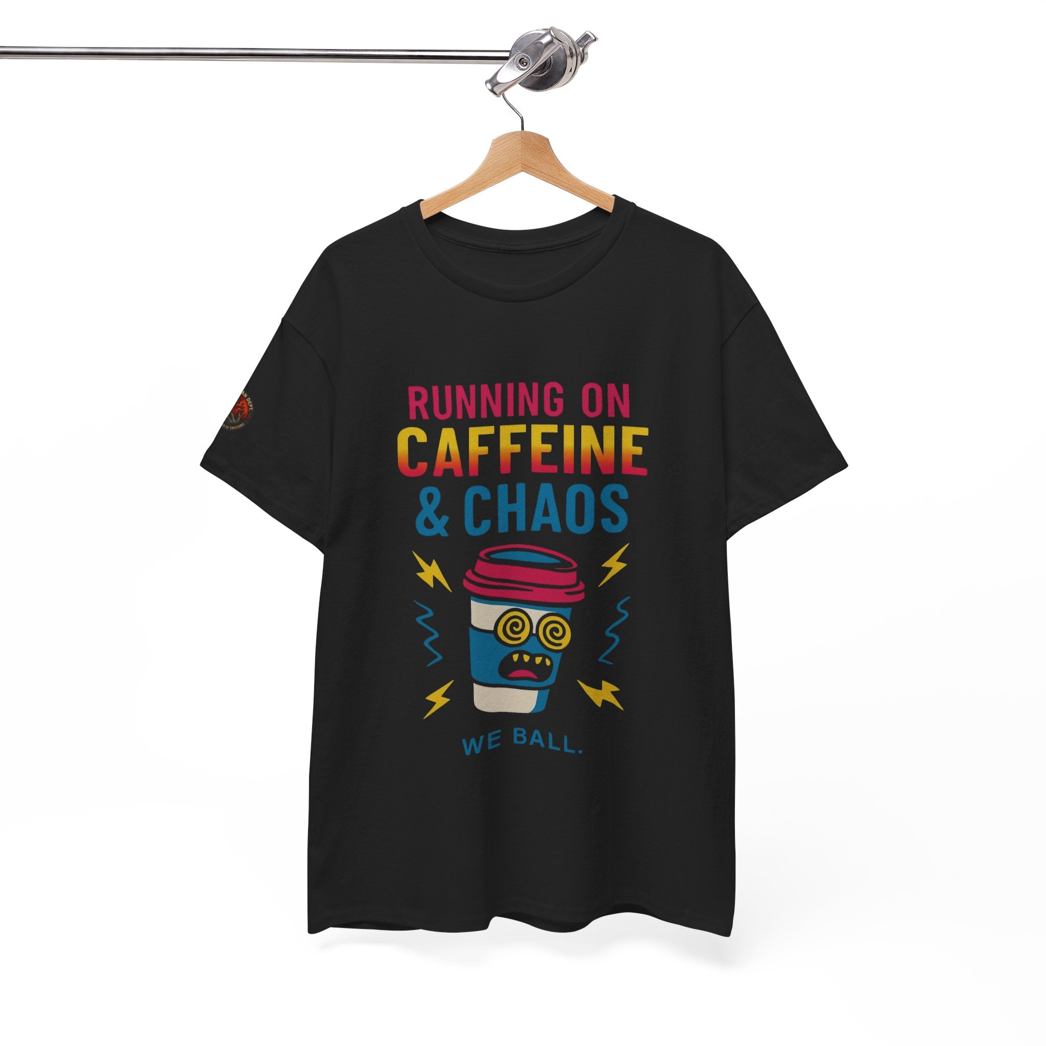 Unisex Heavy Cotton Tee/ Caffeine & Chaos