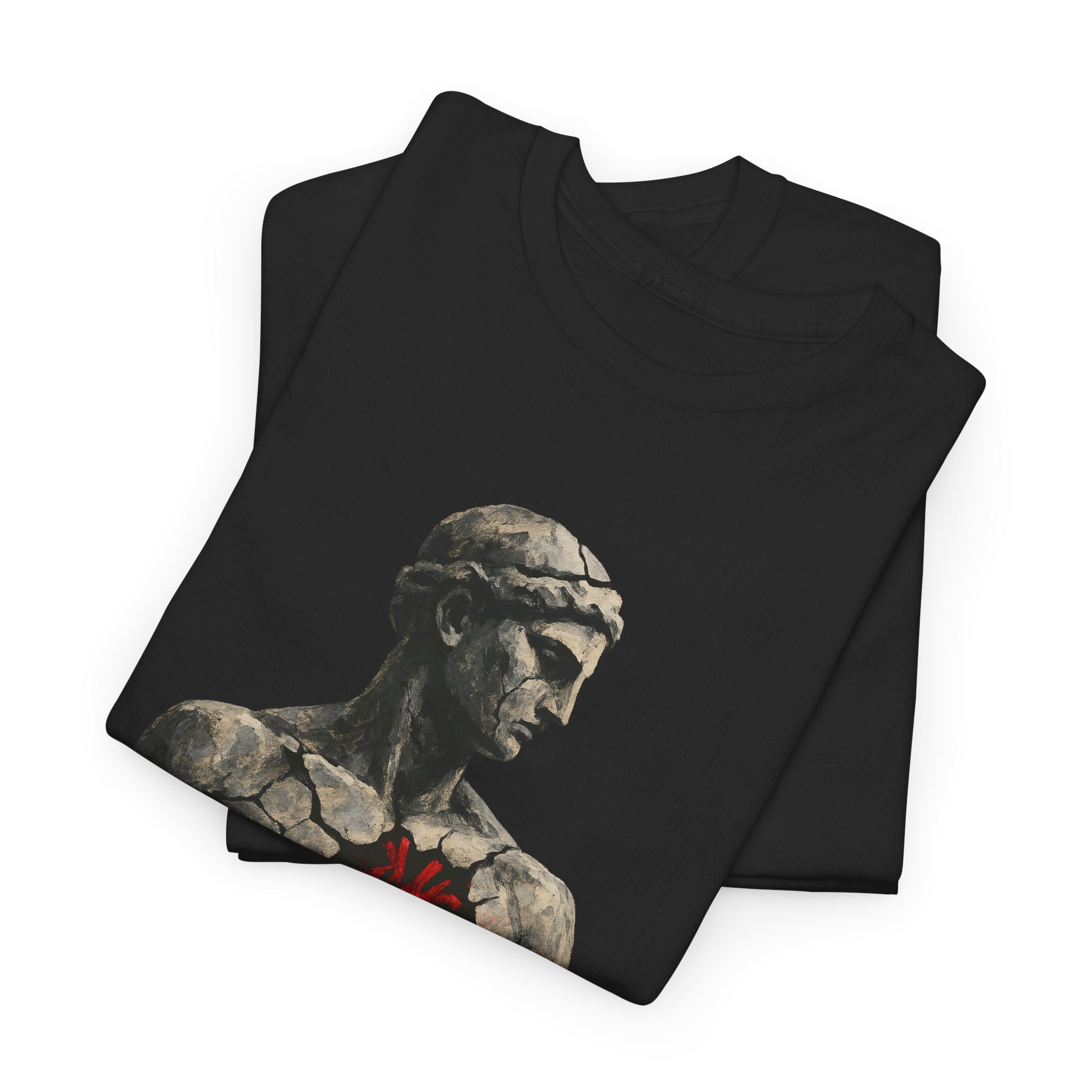 Unisex Heavy Cotton Tee- Statue of Life